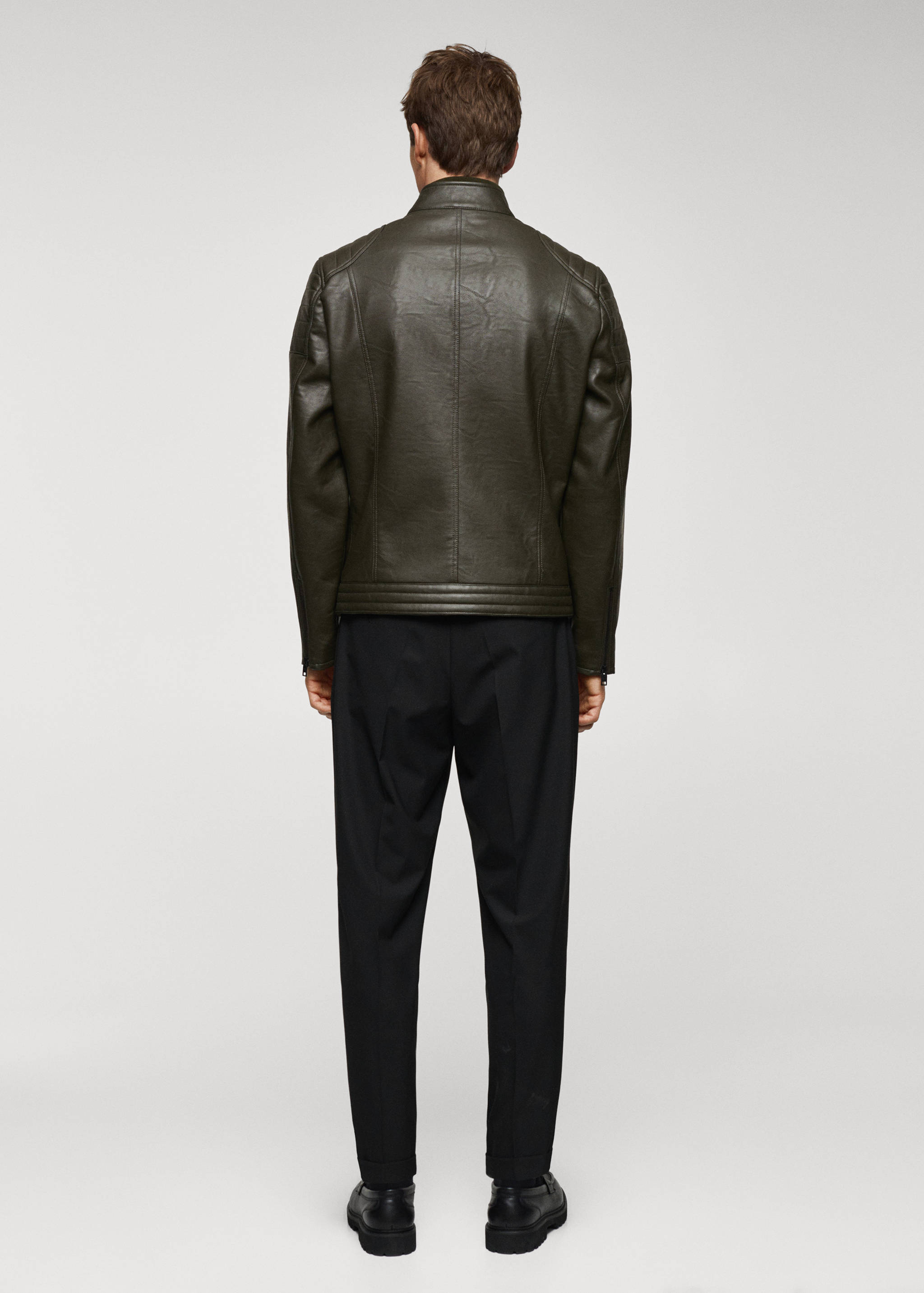 Jacke mit Nappaleder-Effekt - Rückseite des Artikels