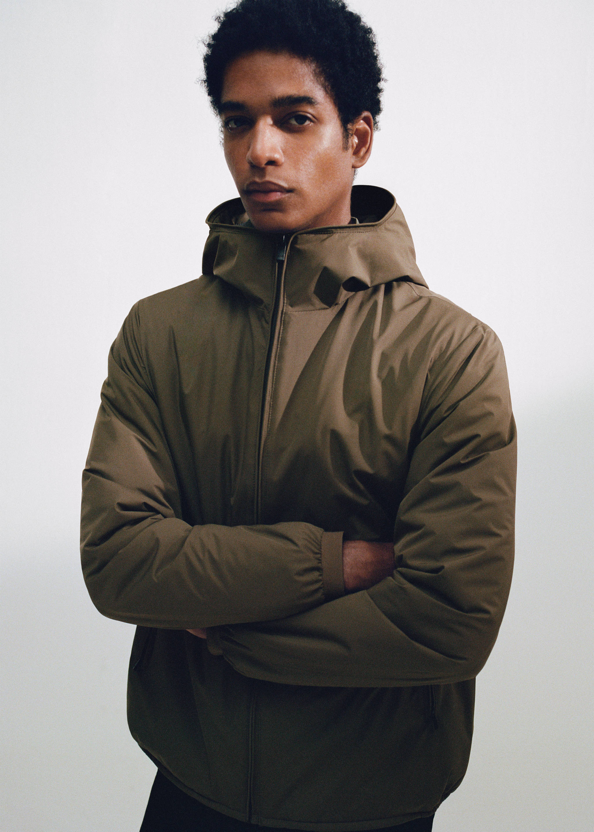 Chaqueta acolchada capucha water-repellent - Detalle del artículo 7
