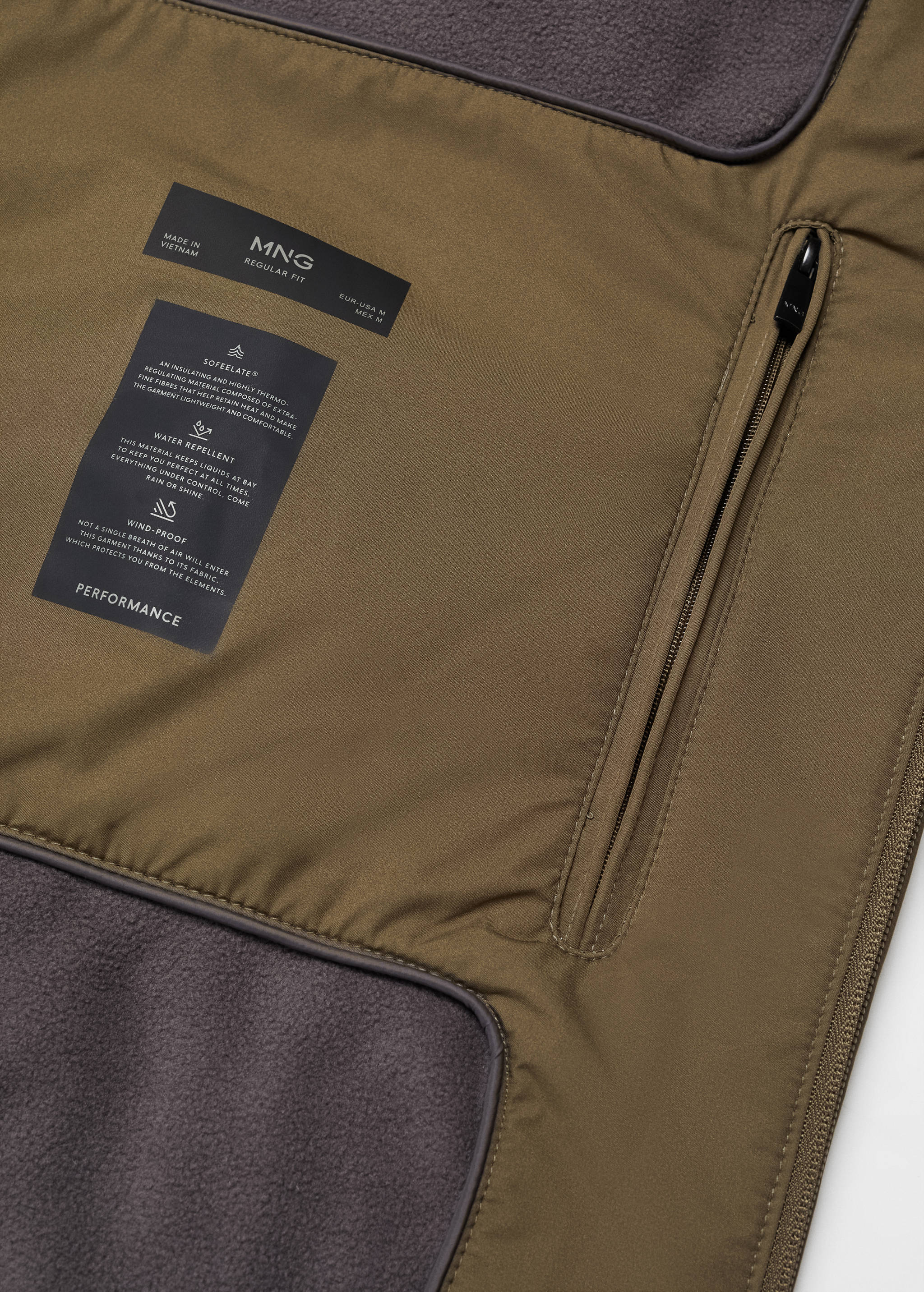 Chaqueta acolchada capucha water-repellent - Detalle del artículo 8