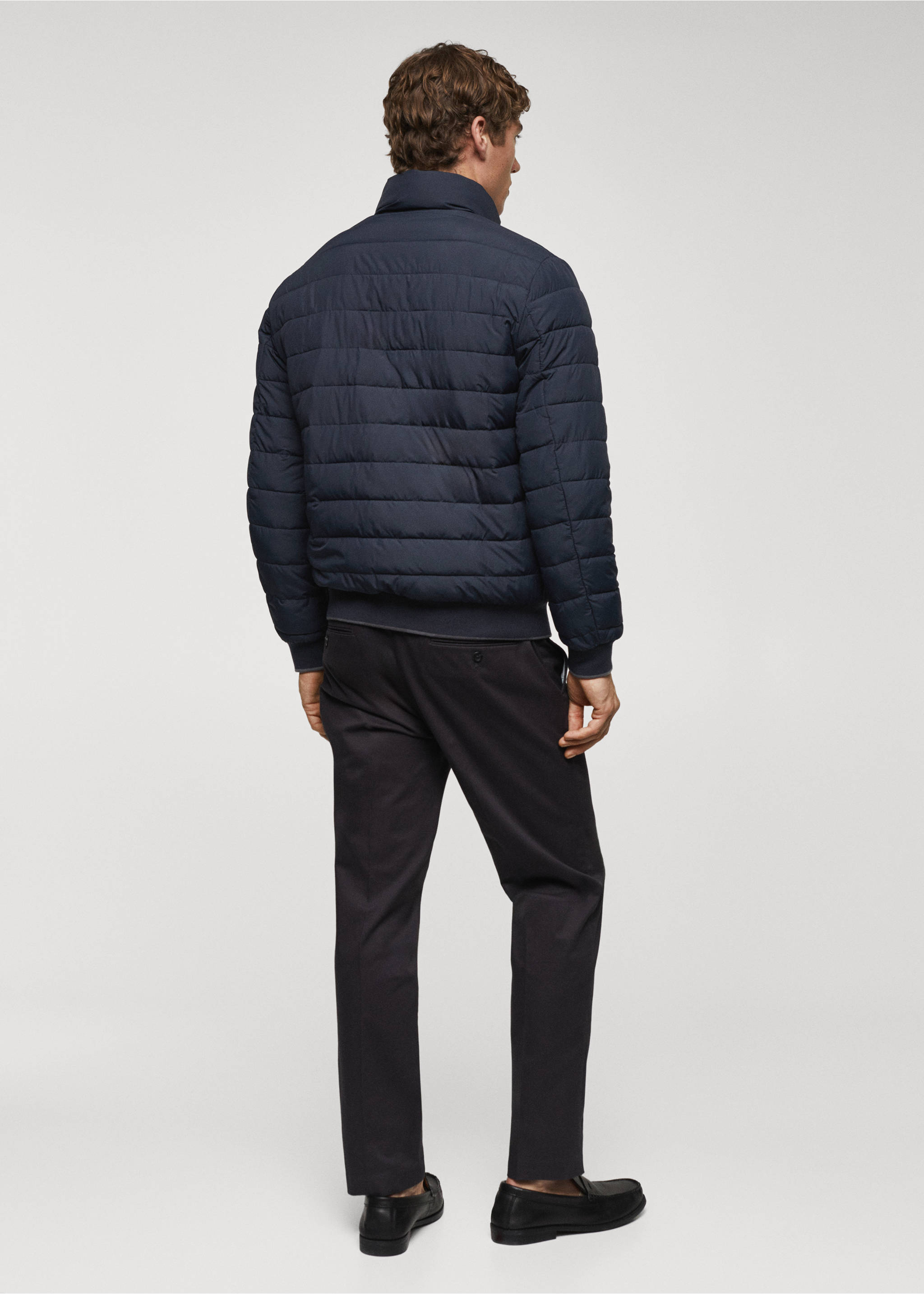 Anorak acolchada ultra ligera water-repellent - Reverso del artículo, Azul marino. Ref: 67010629-00.