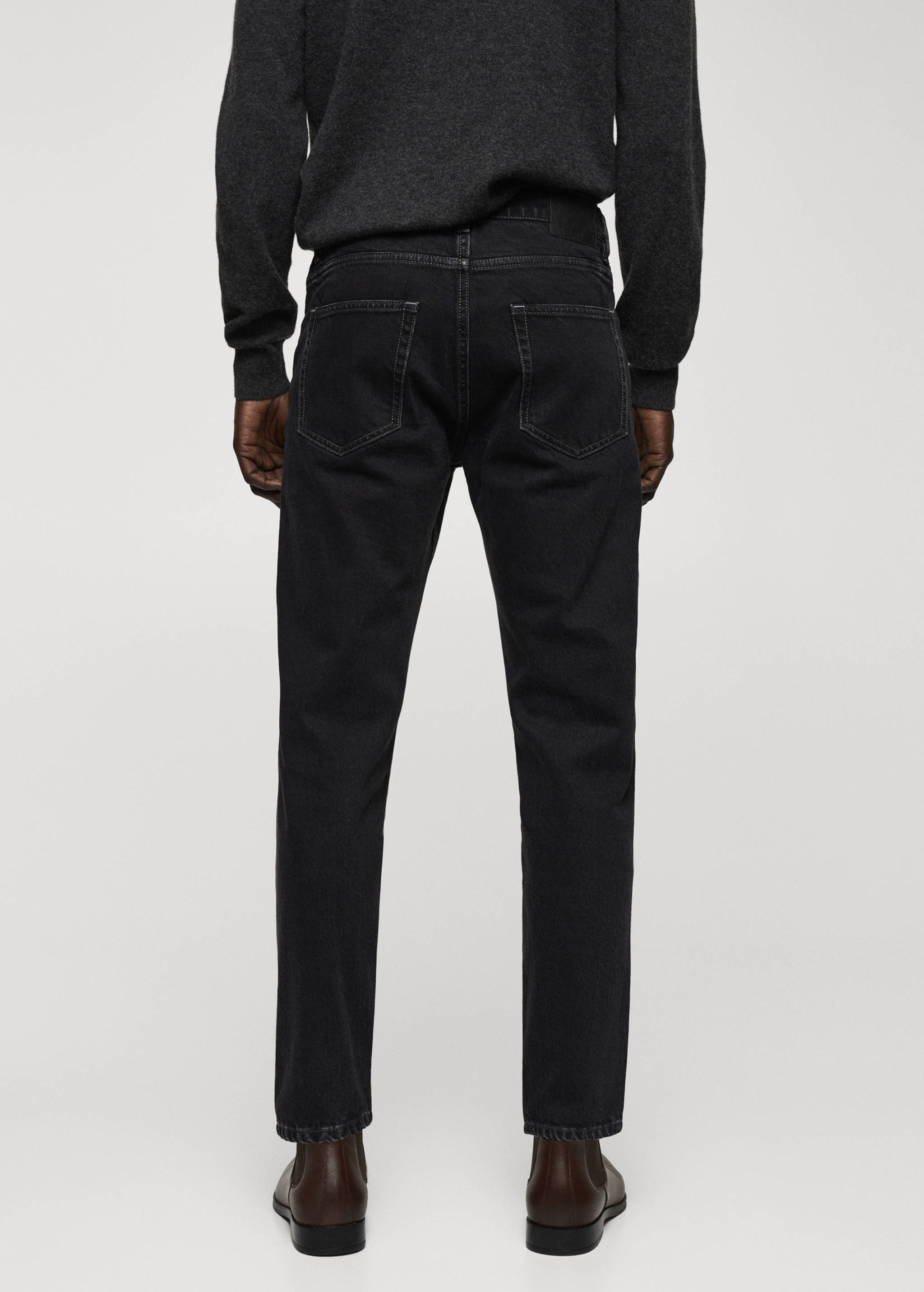 Tapered-fit jeans - Reverse of the article