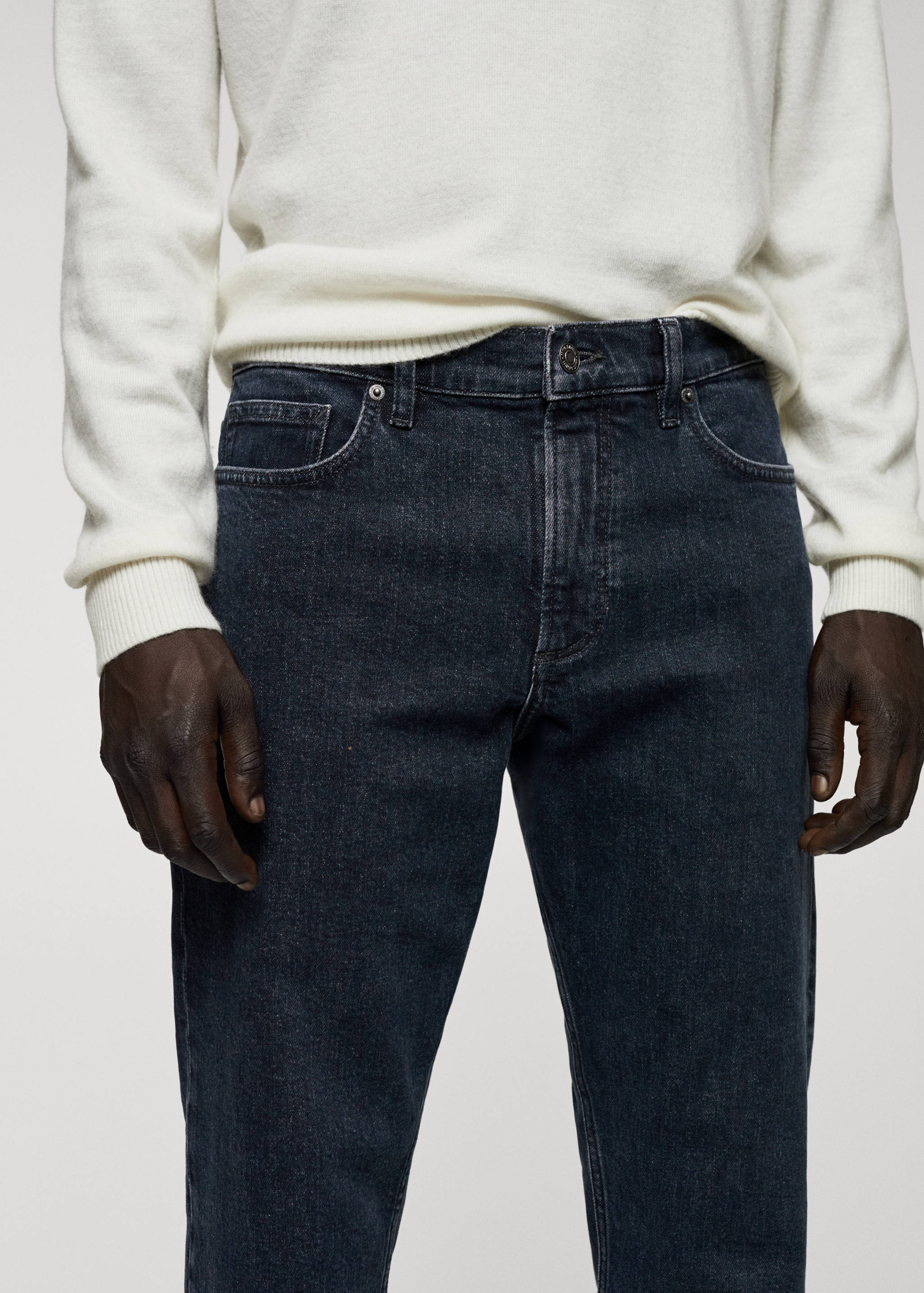 Tapered-fit jeans - Details of the article 1