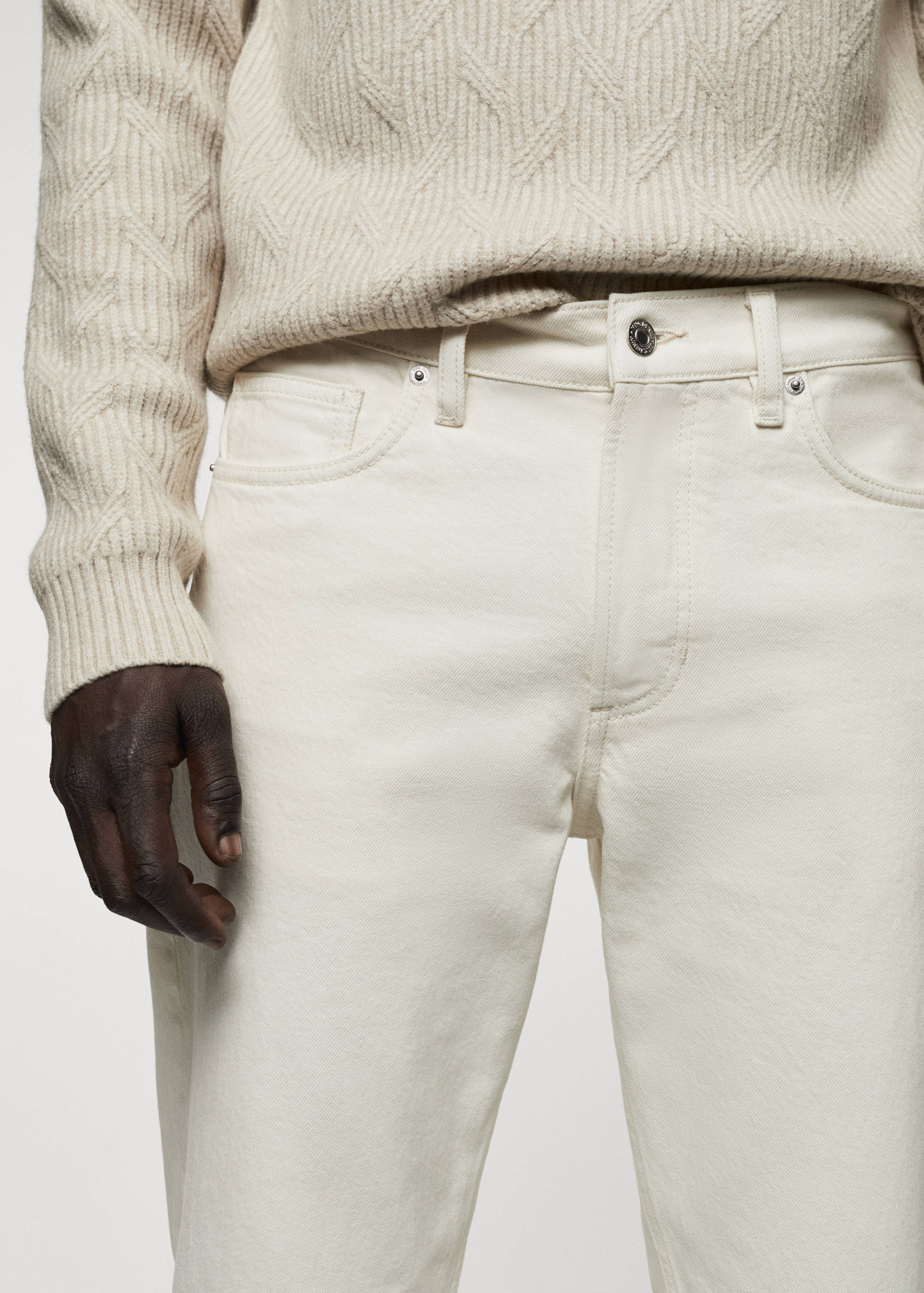 Tapered-fit jeans - Details of the article 1