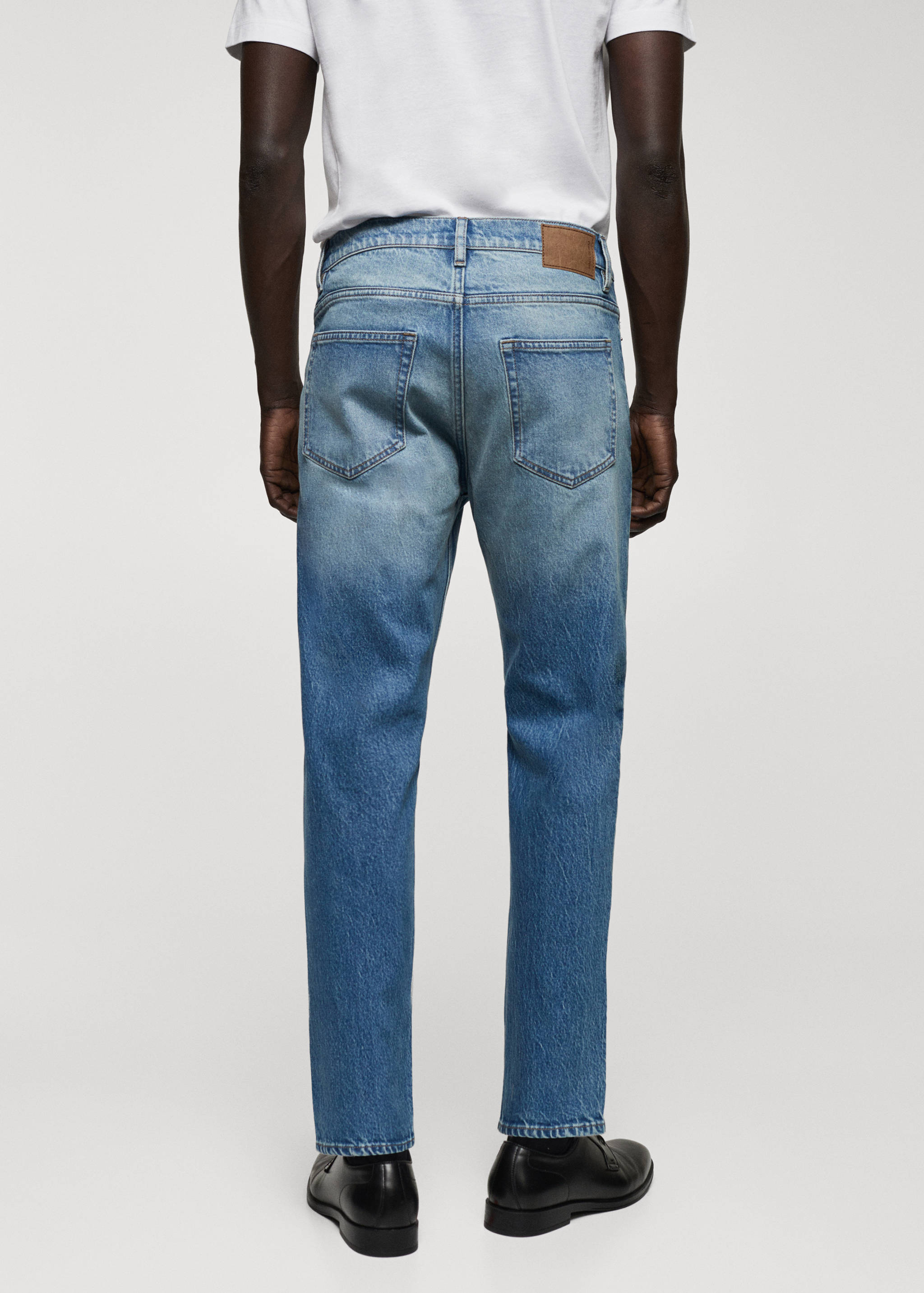 Tapered-fit jeans - Reverse of the article