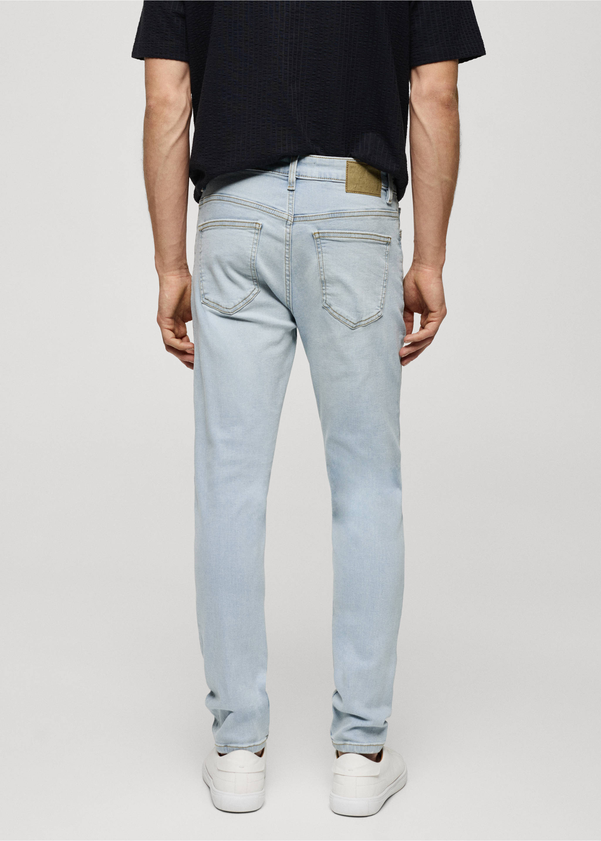 Texans Jude skinny fit - Revers de l'article, Blau clar. Ref: 67010638-00.