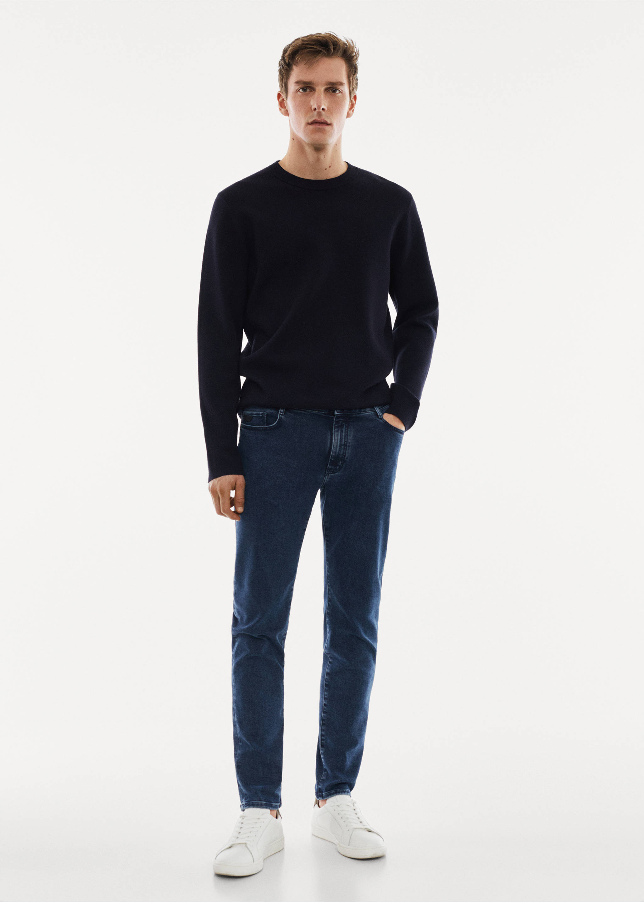 THERMOLITE® slim-fit jeans - General plane, Deep Dark Blue. Ref: 67010642-00.