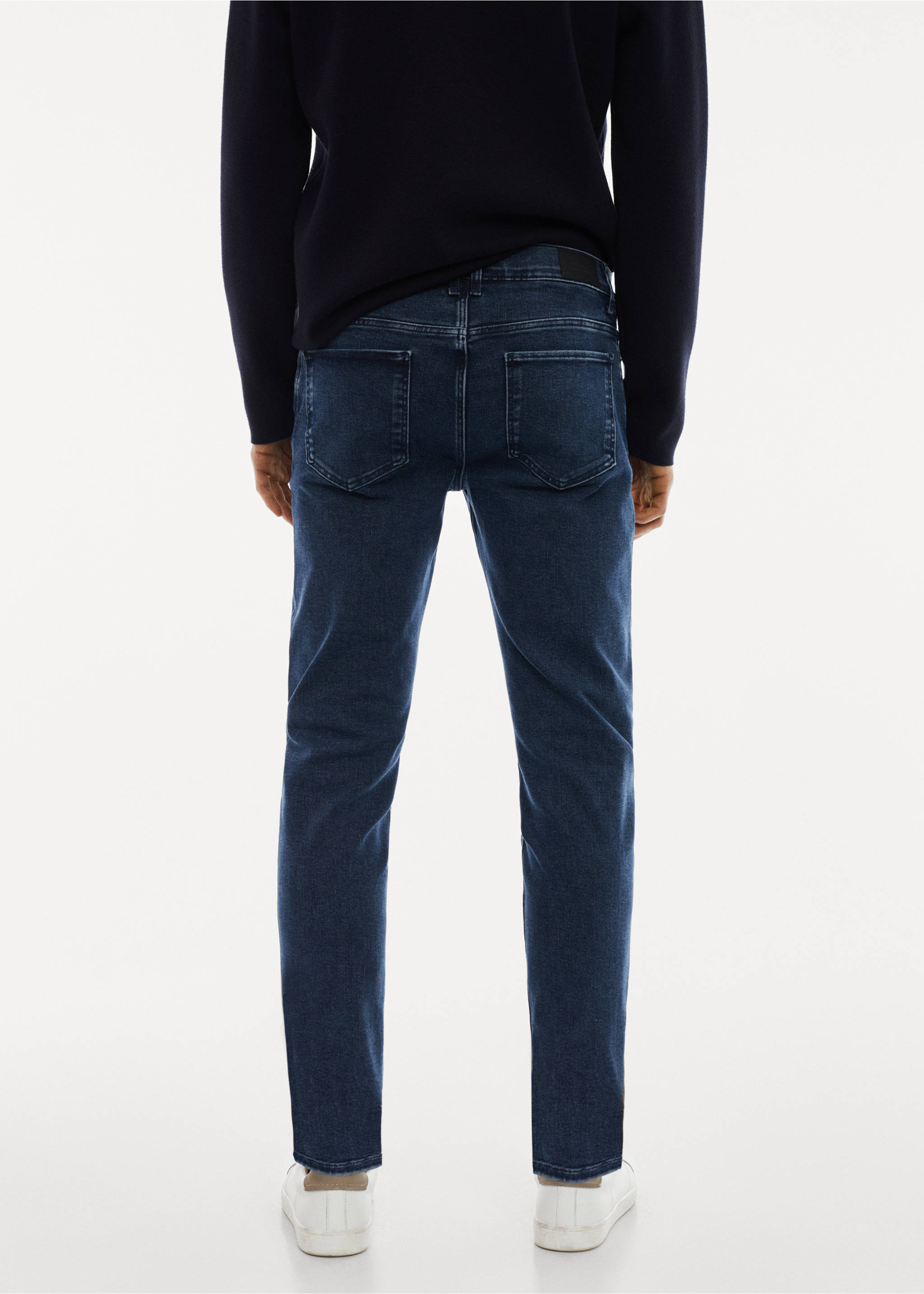 THERMOLITE® slim-fit jeans - Reverse of the article, Deep Dark Blue. Ref: 67010642-00.