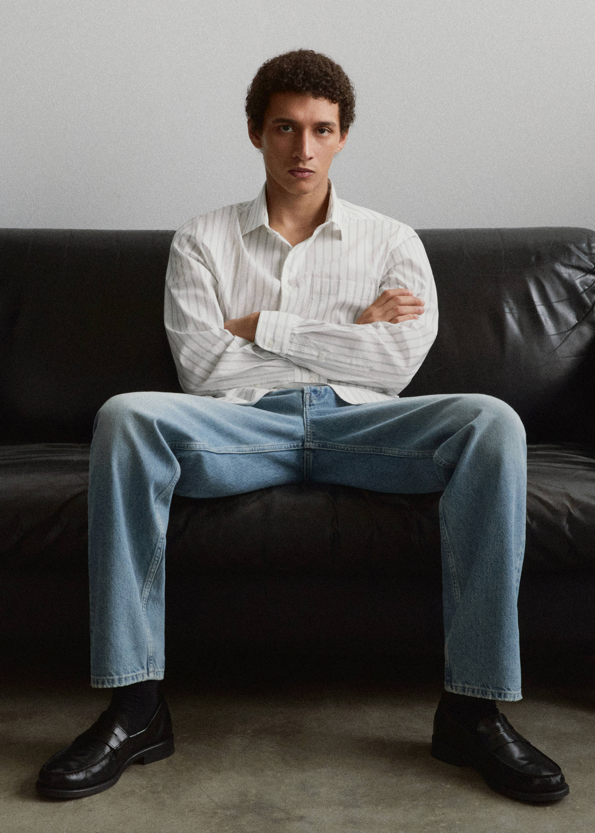 Jeans relaxed-fit lavaggio medio - Dettaglio dell'articolo 6