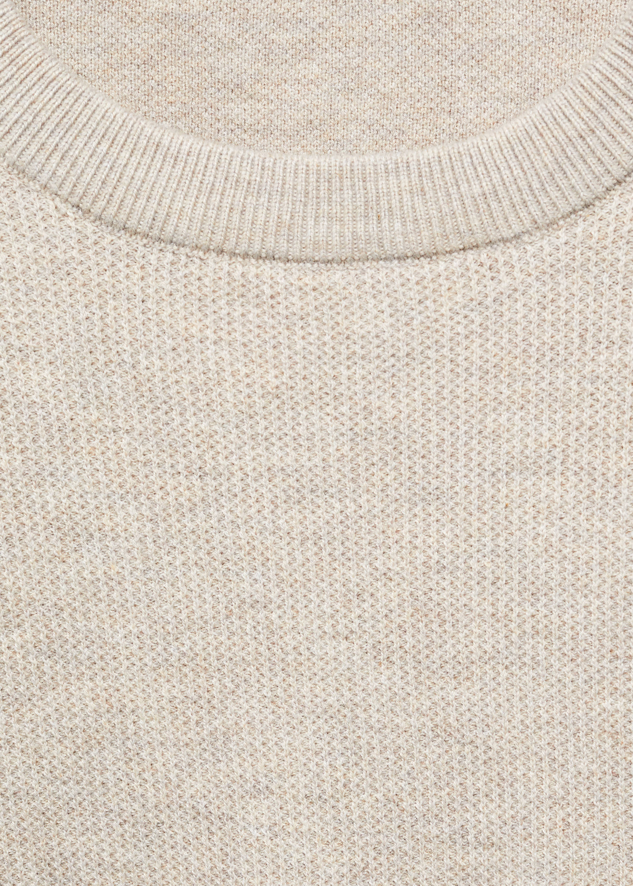 Structured cotton sweater - Details of the article 8