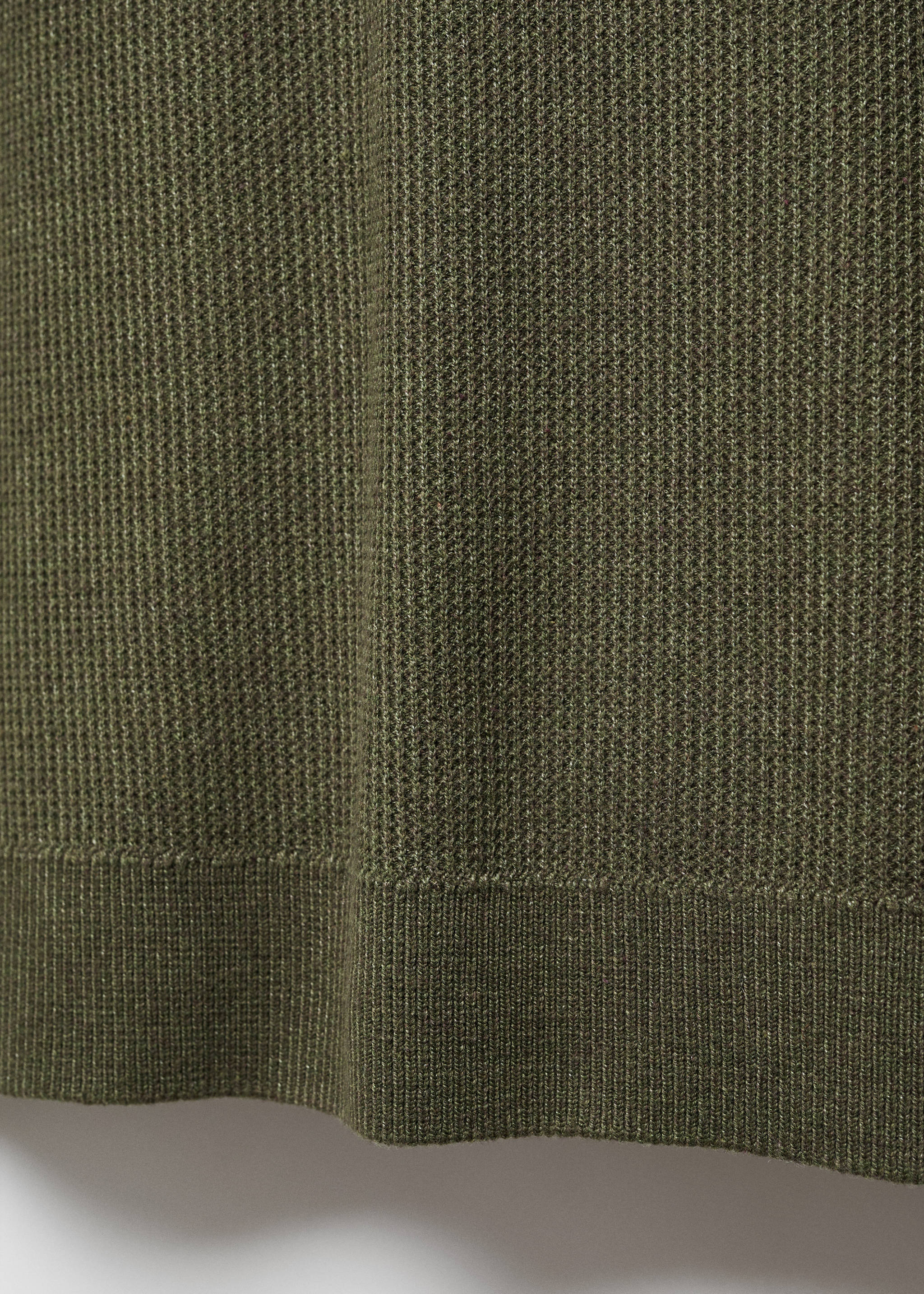 Structured cotton sweater - Details of the article 8