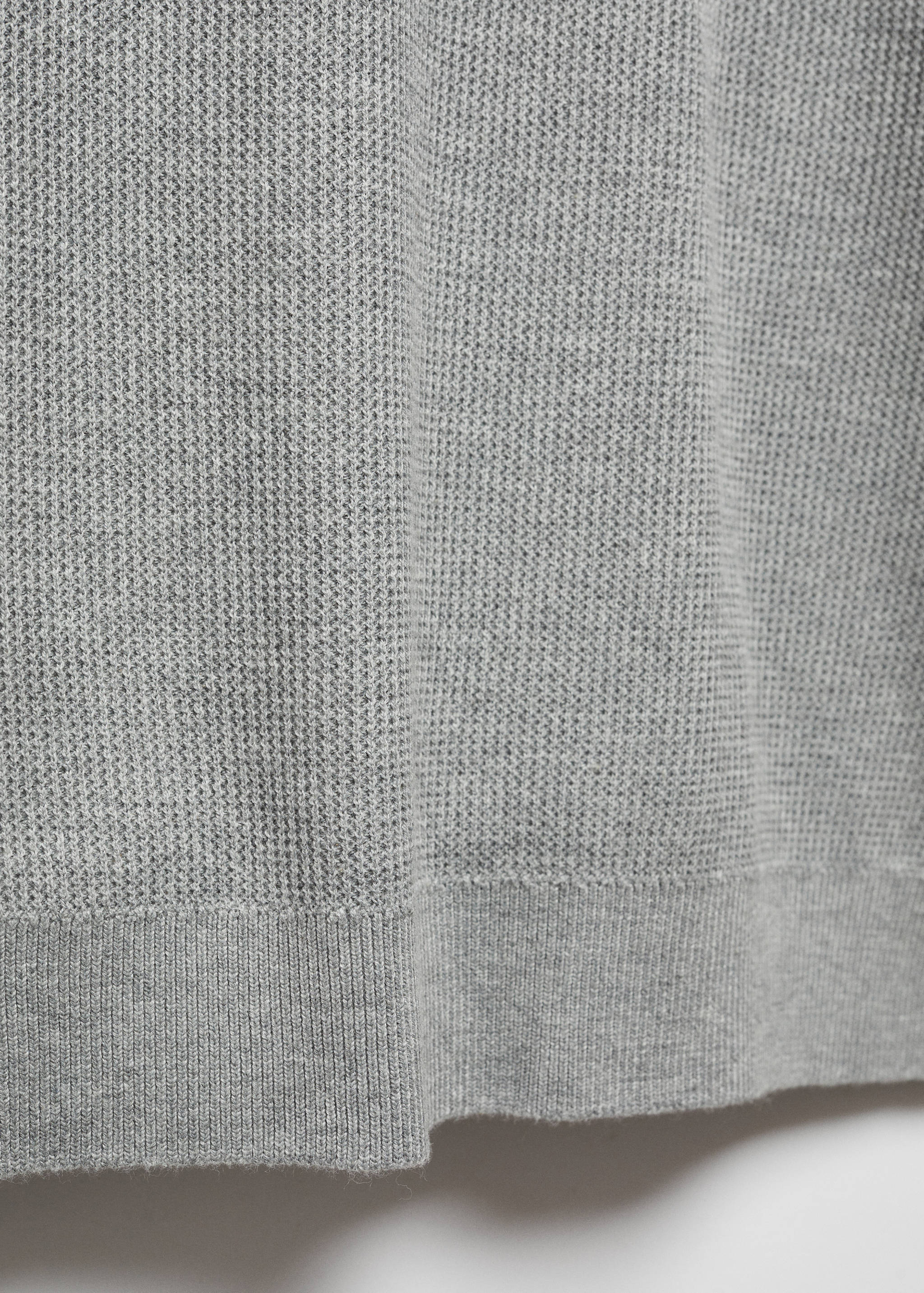 Structured cotton sweater - Details of the article 8