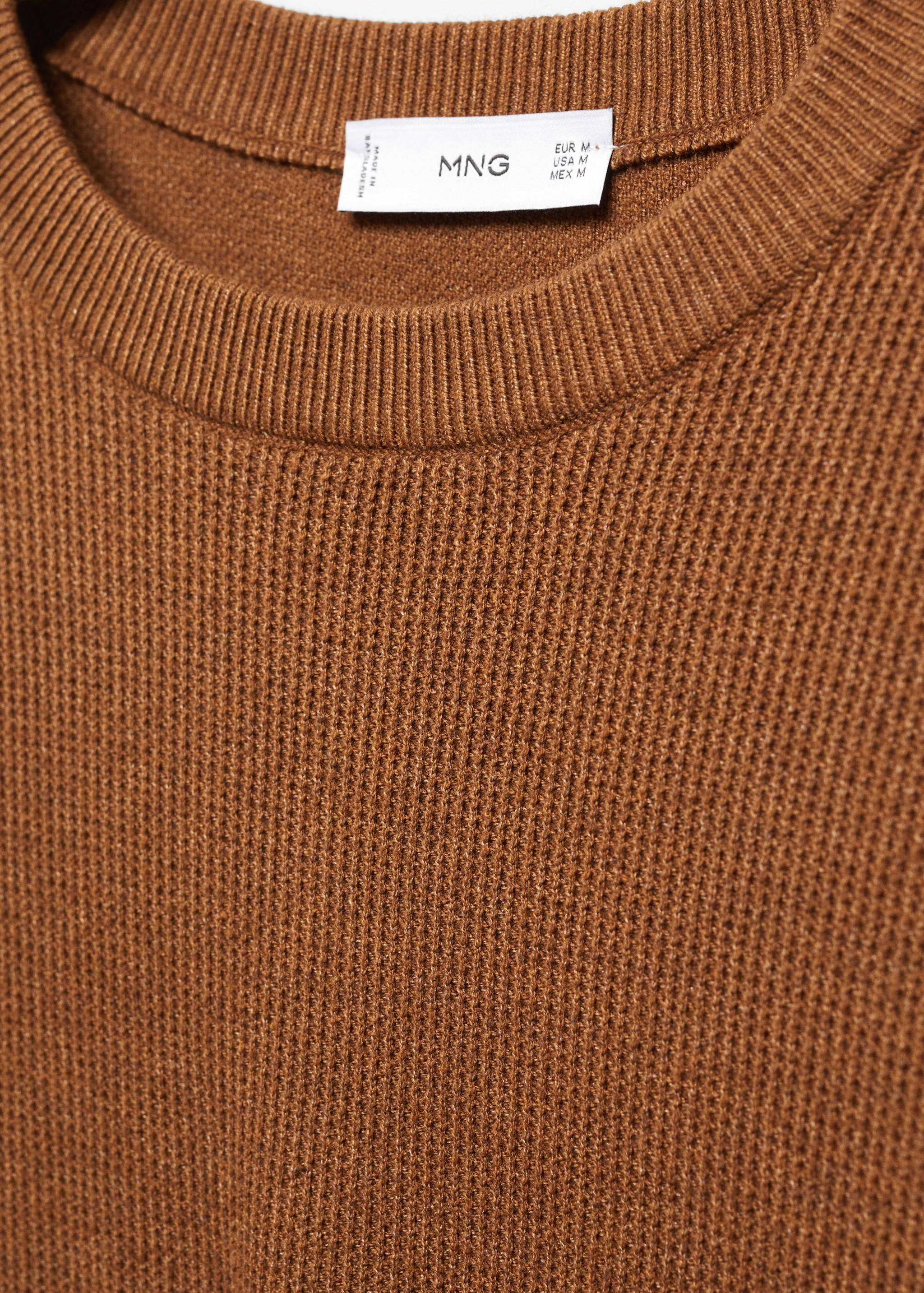 Structured cotton sweater - Details of the article 8