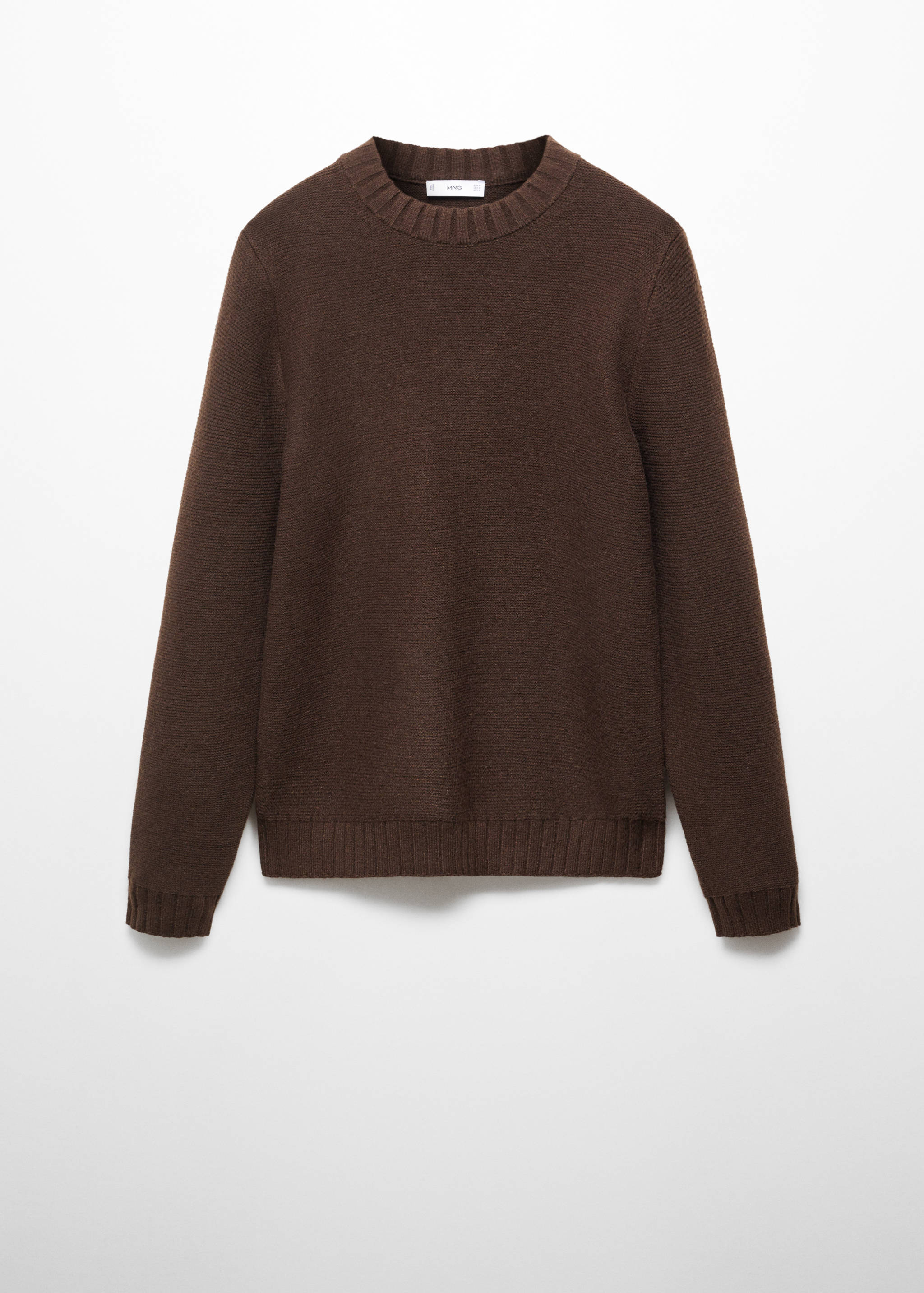 Pull-over maille détails côtelés - Article sans modèle