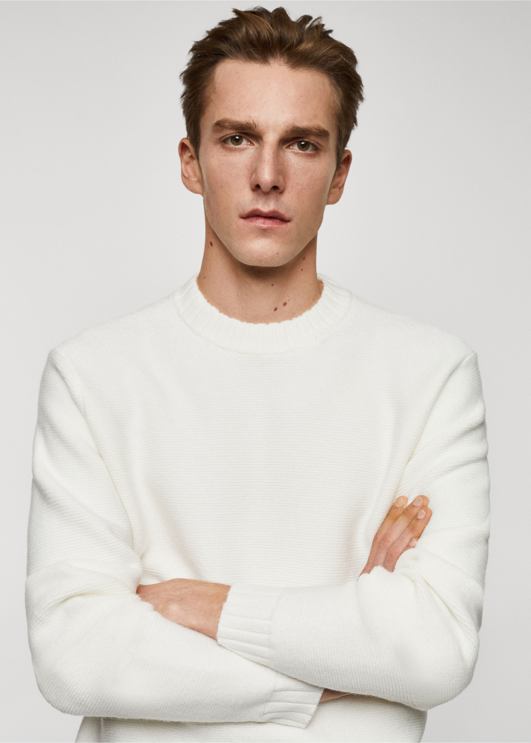 Pull-over maille détails côtelés - Détail de l'article 1