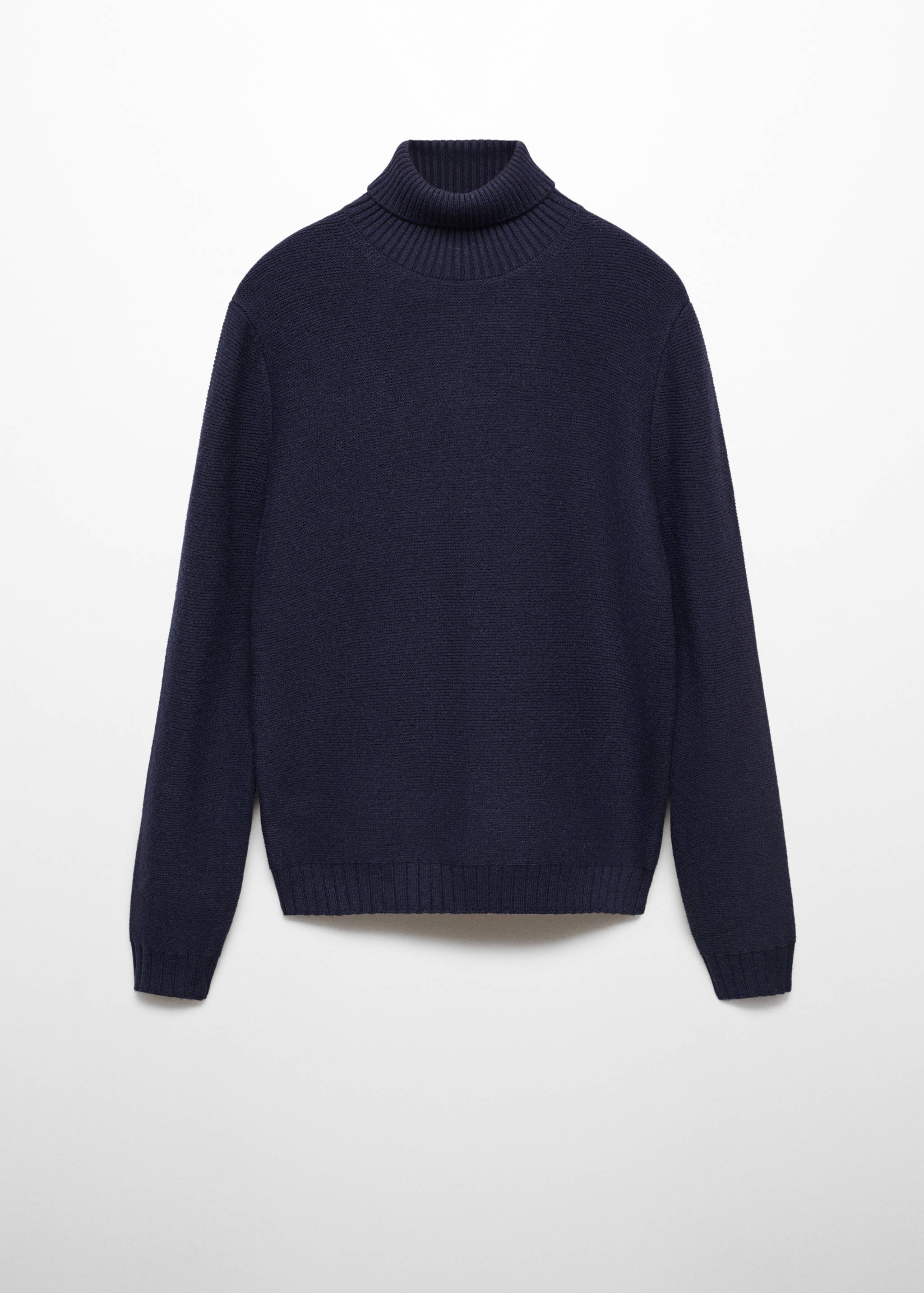 Stickad tröja polokrage - Artikel utan modell