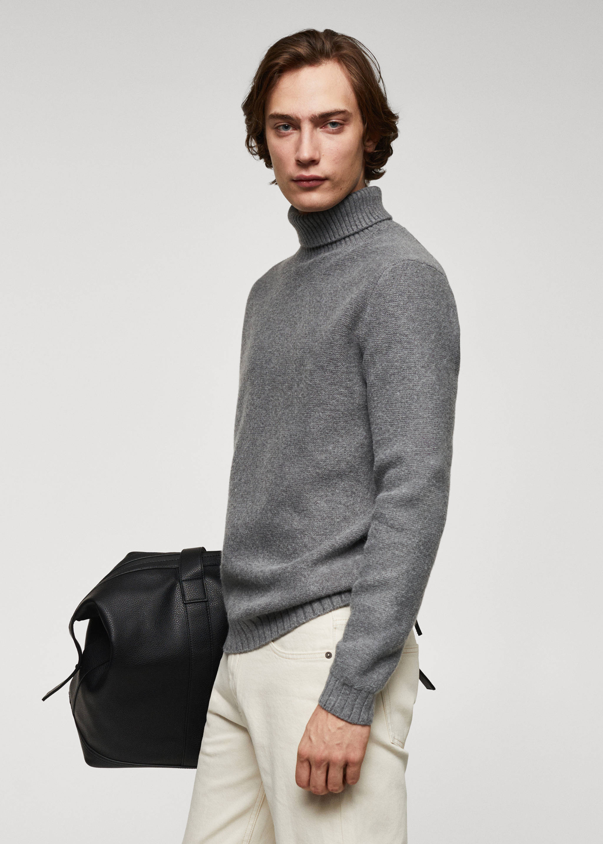 Stickad tröja polokrage - Detaljer om artikeln 2