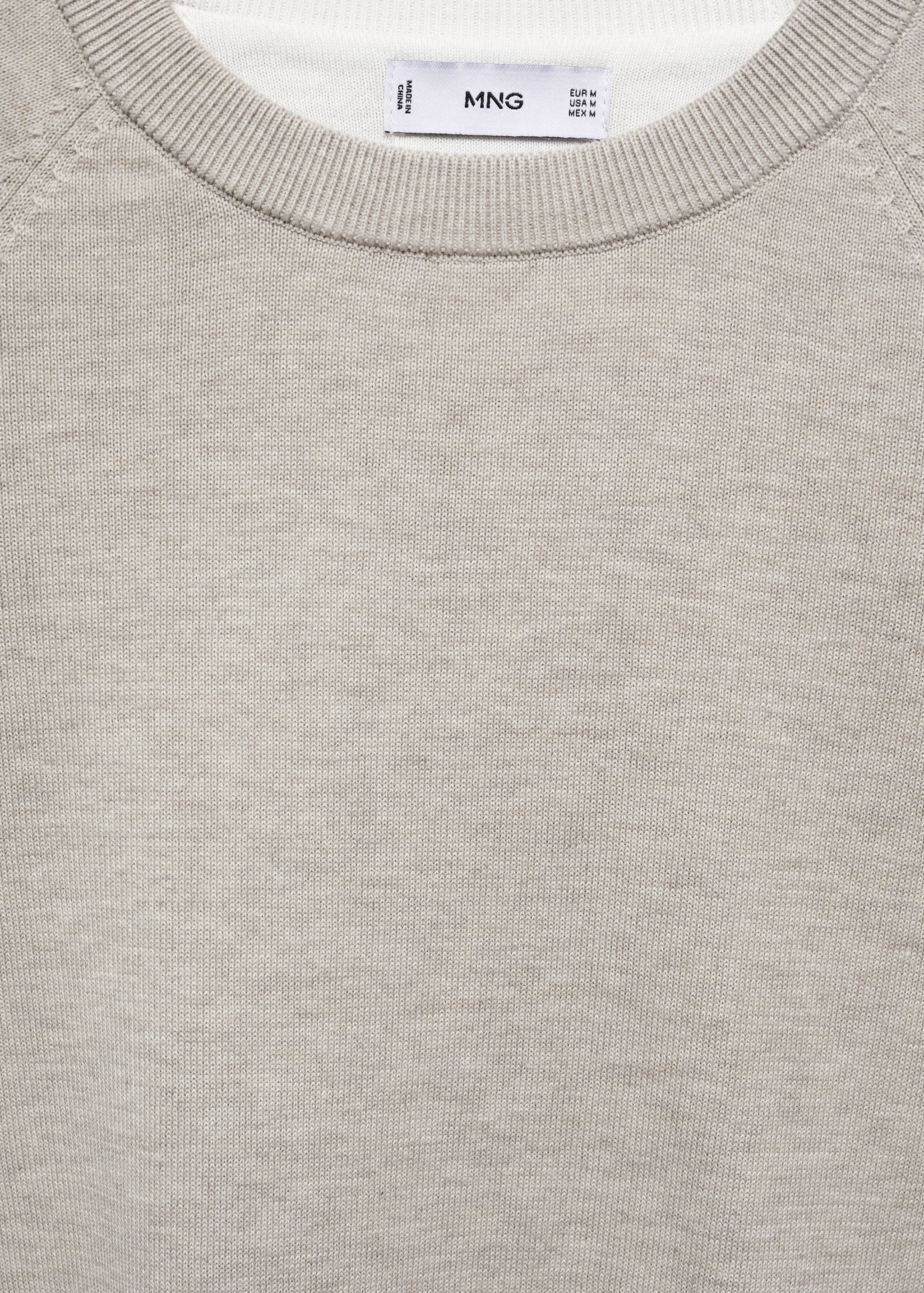 Fine-knit cotton sweater - Details of the article 8