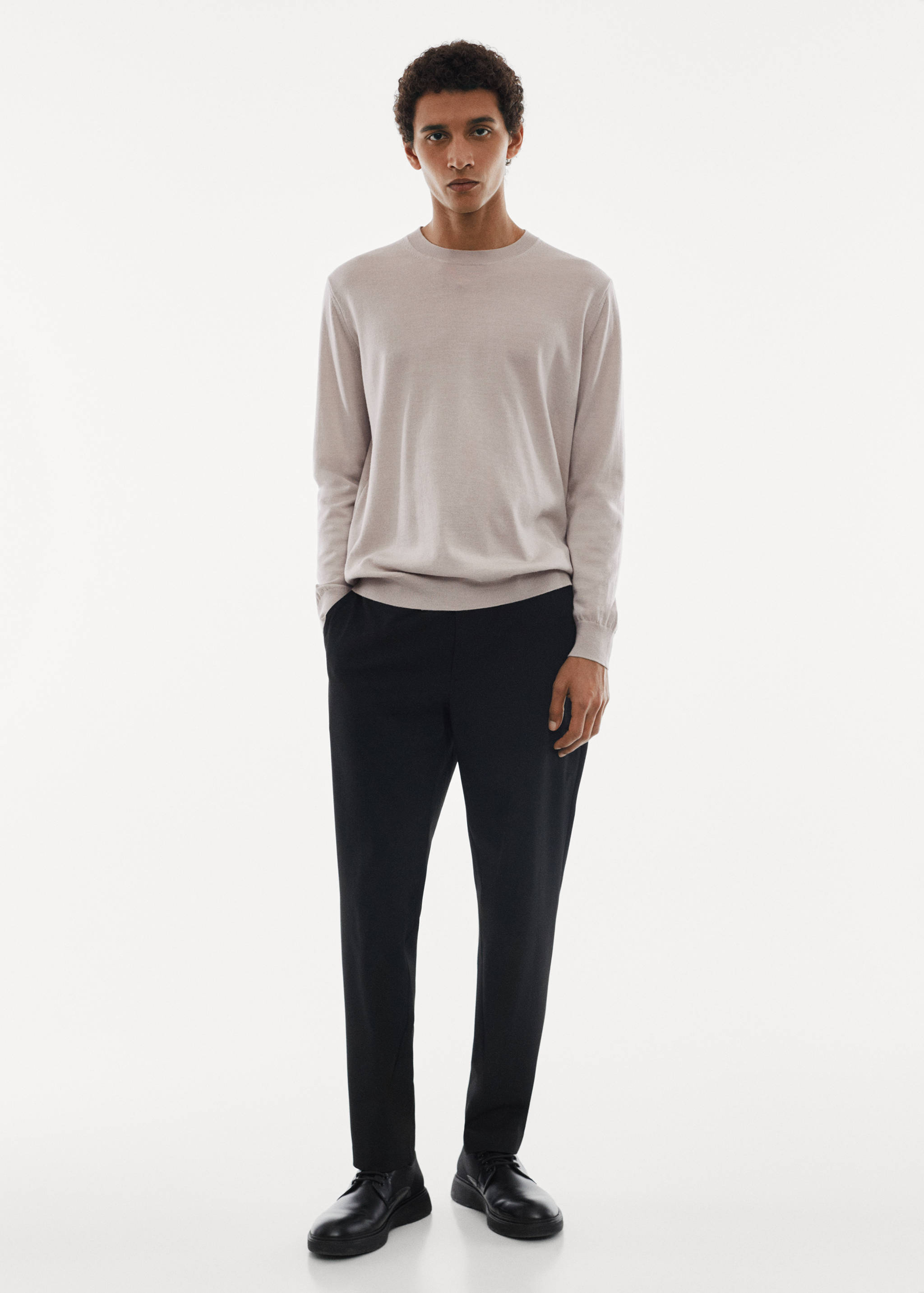 Merino wool washable sweater - General plane