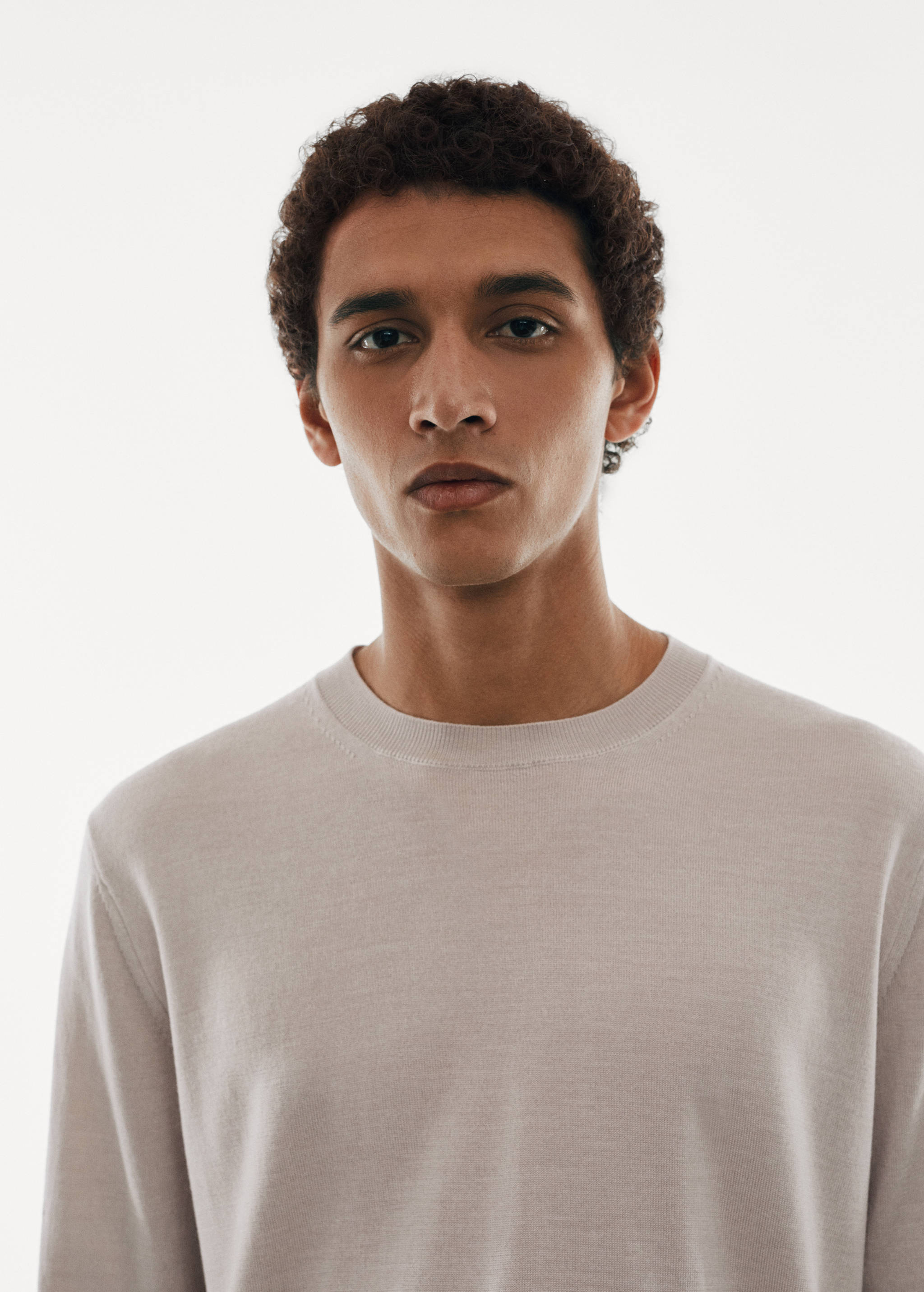 Merino wool washable sweater - Details of the article 1