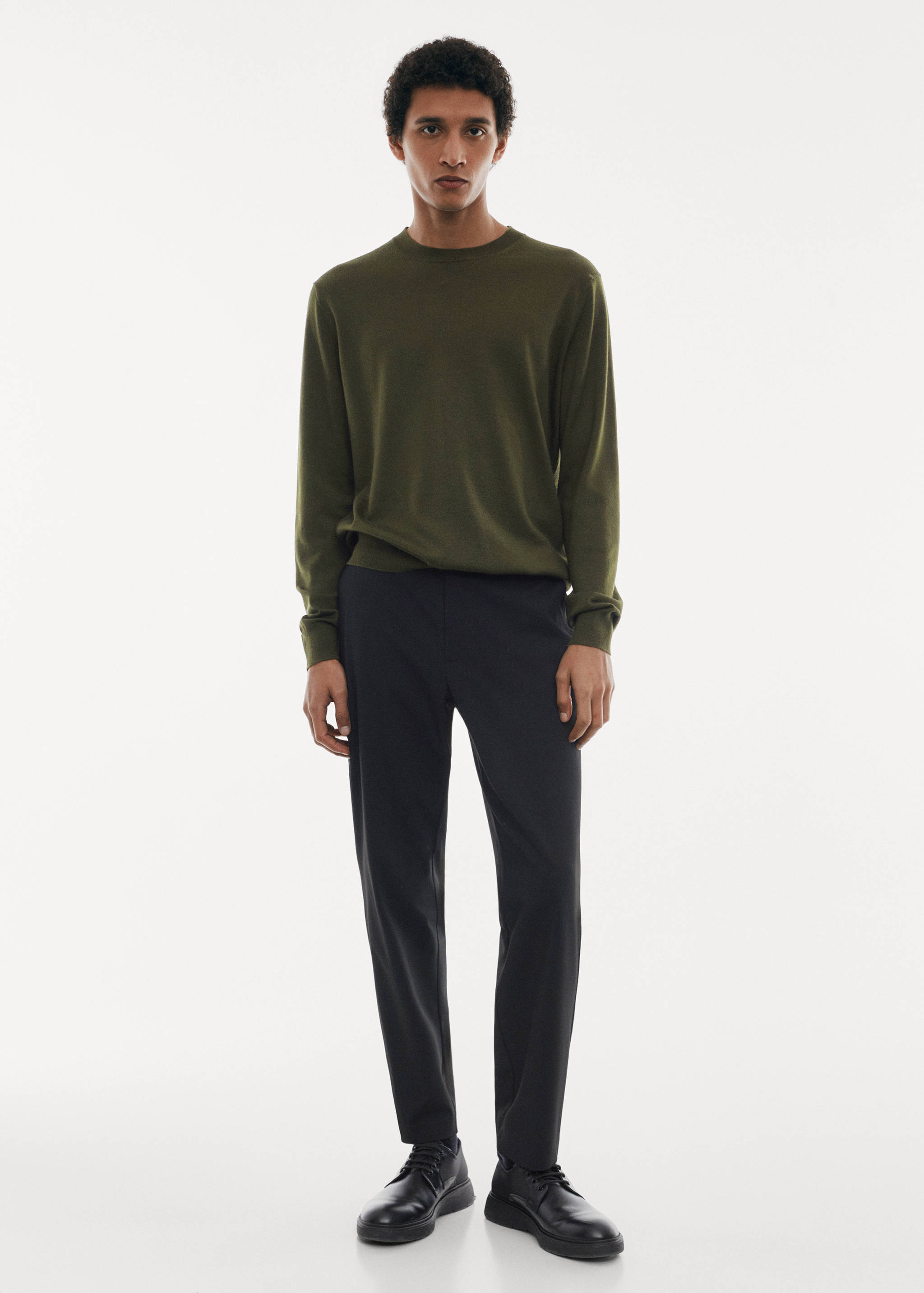 Merino wool washable sweater - General plane