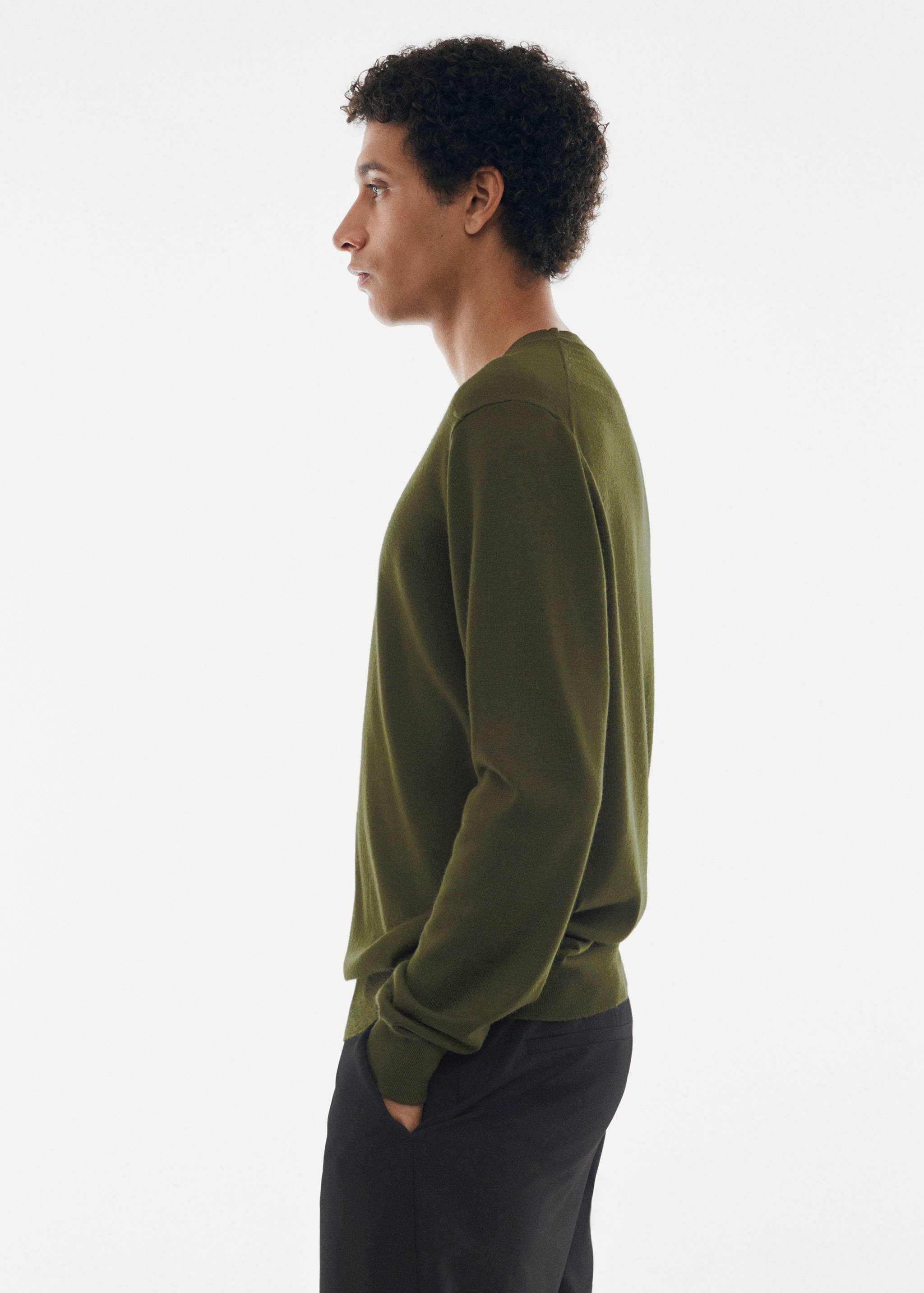 Merino wool washable sweater - Details of the article 2