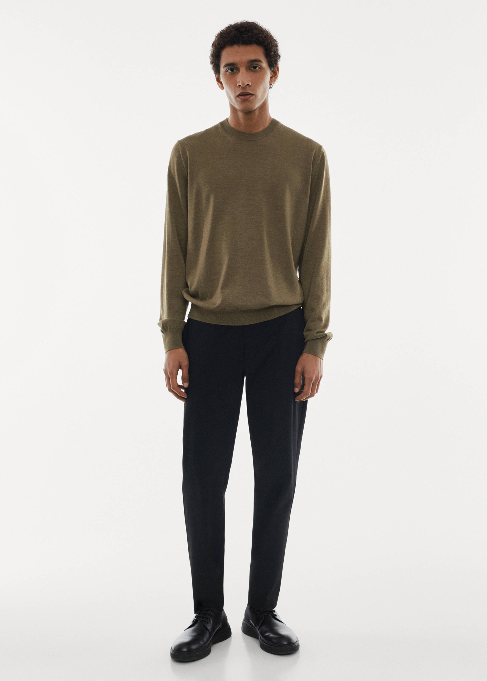 Merino wool washable sweater - General plane