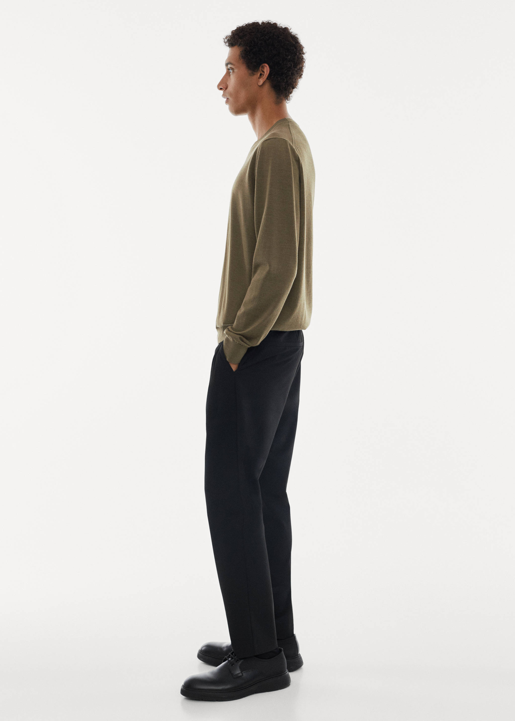 Merino wool washable sweater - Details of the article 2