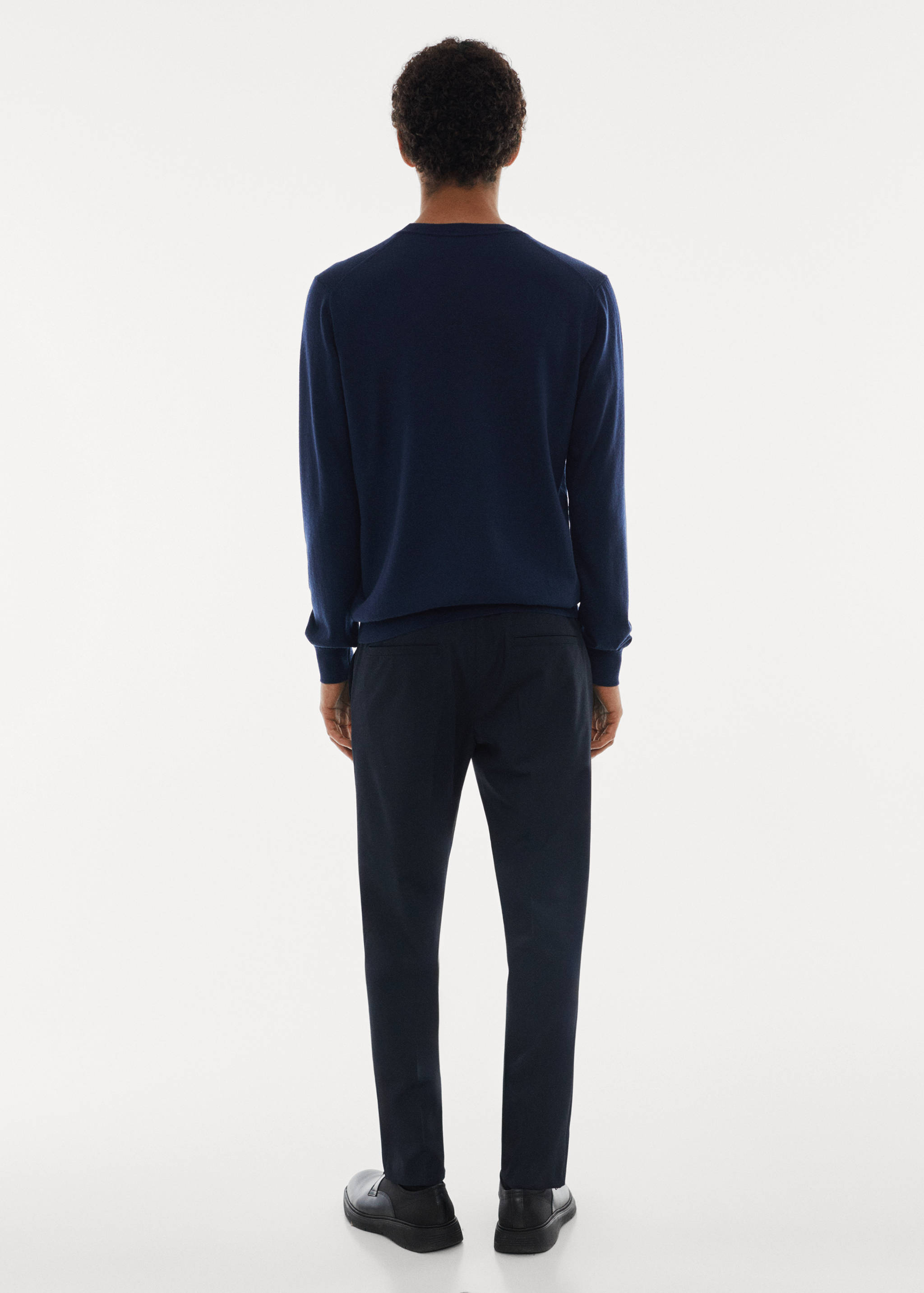 Merino wool washable sweater - Reverse of the article