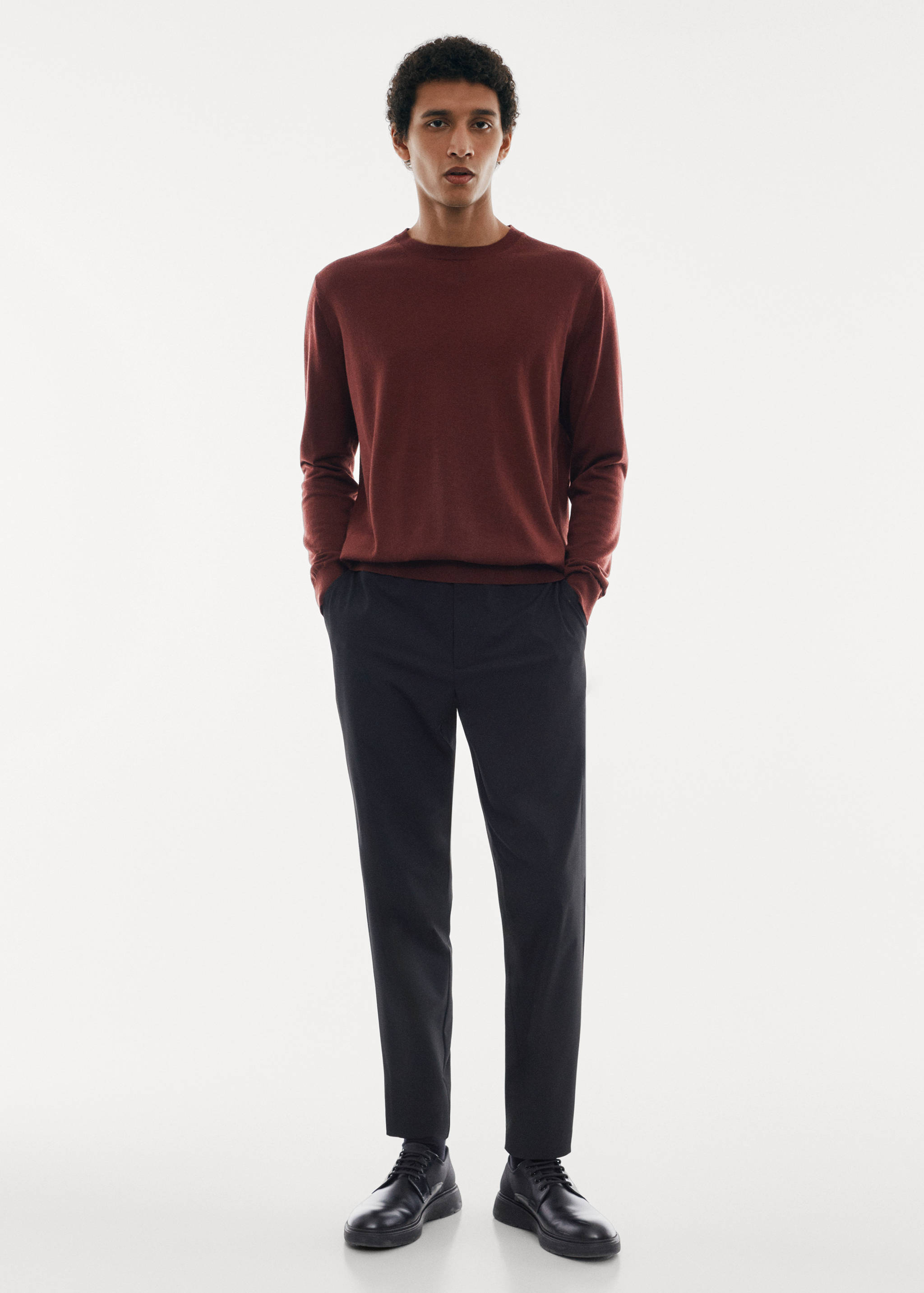 Merino wool washable sweater - General plane