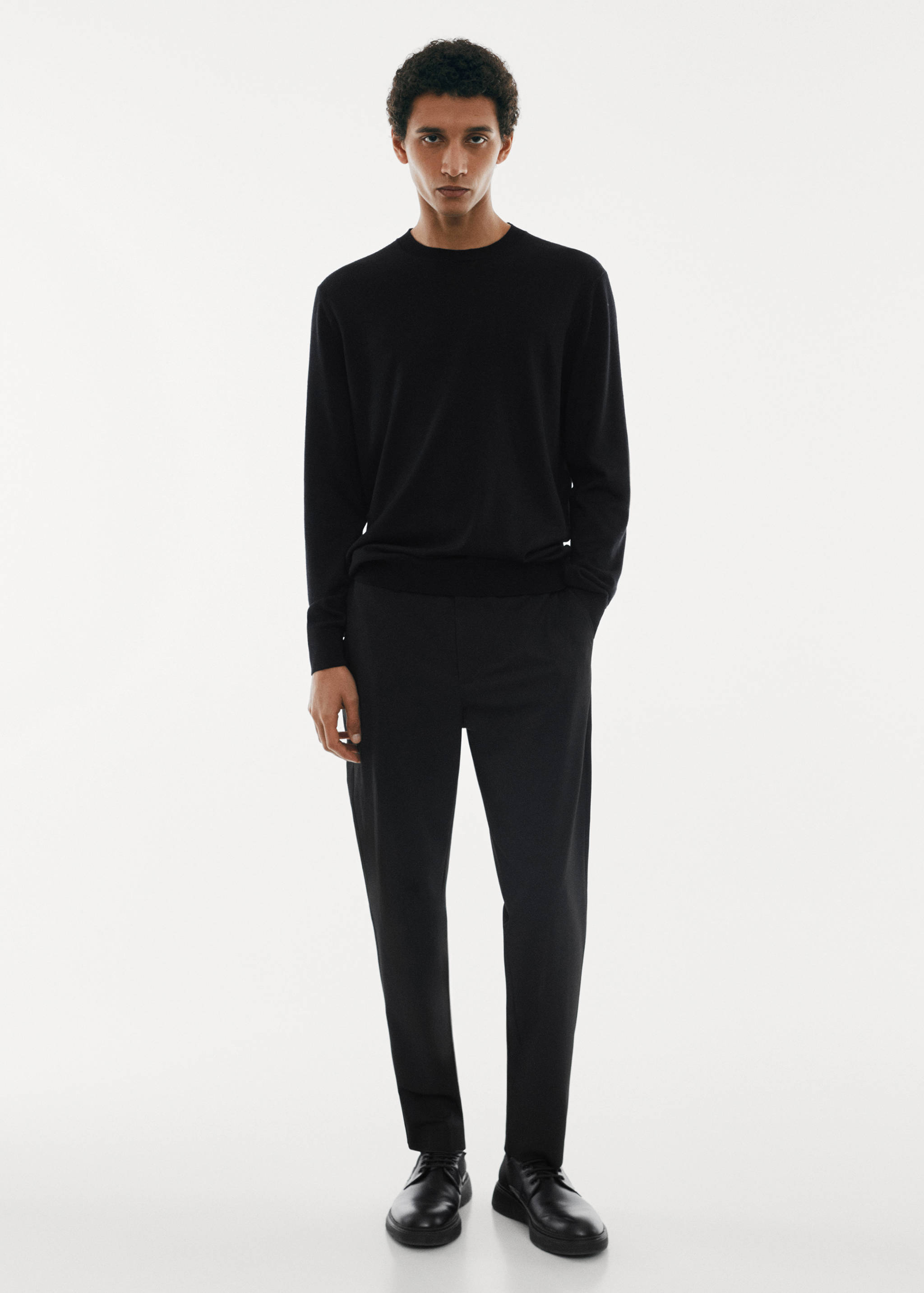 Merino wool washable sweater - General plane