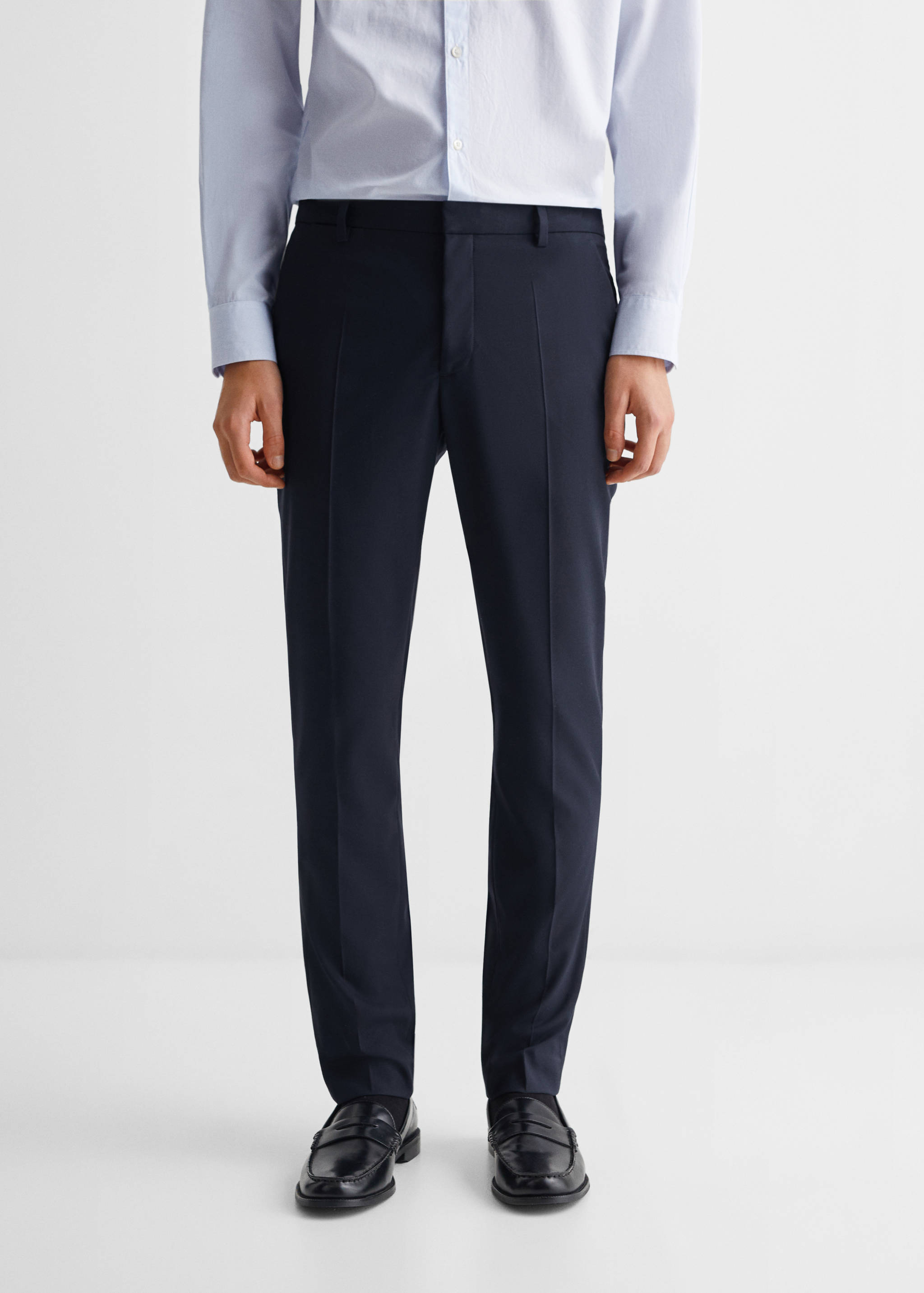 Slim fit suit trousers - Details of the article 6