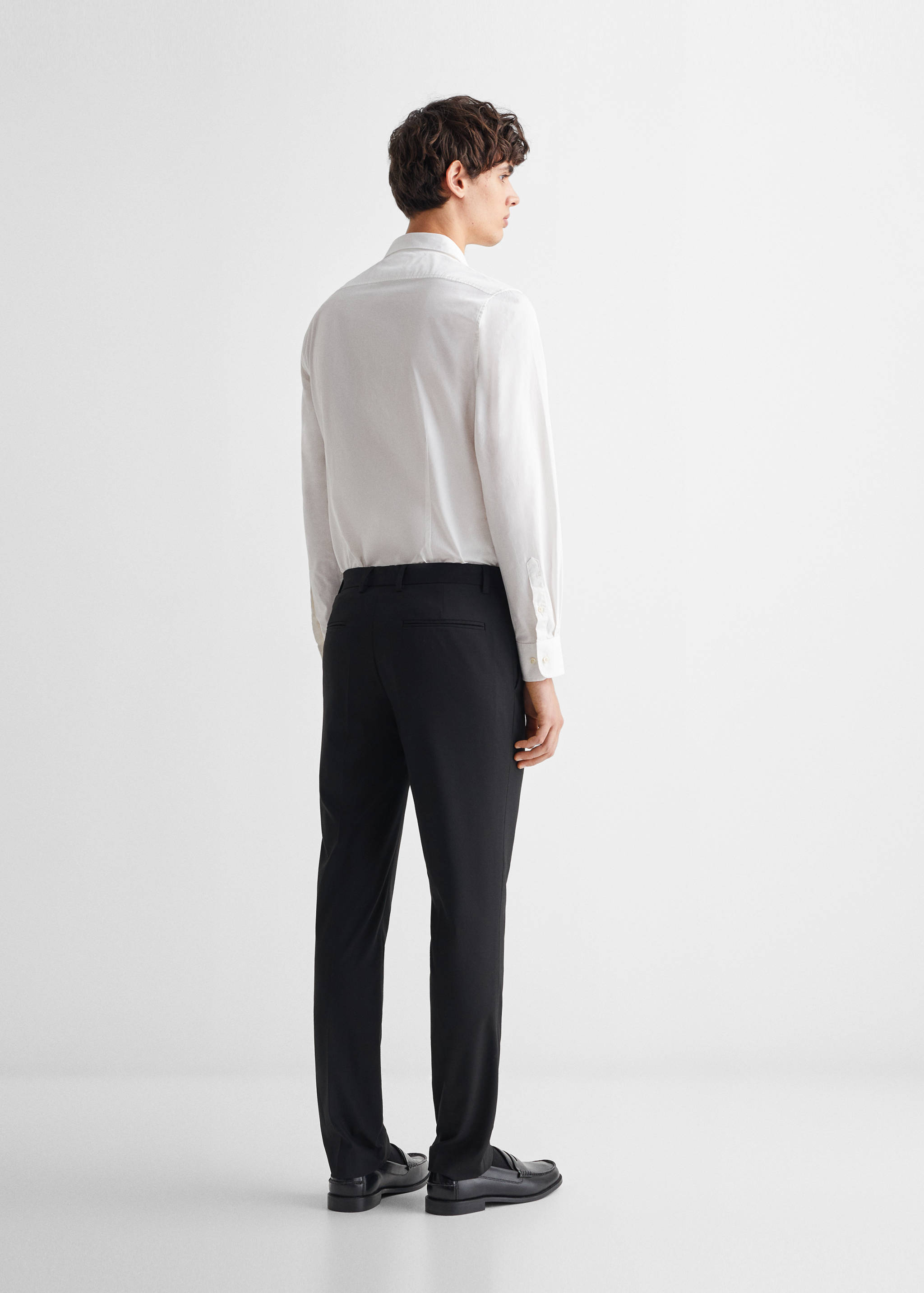 Slim fit suit trousers - Reverse of the article