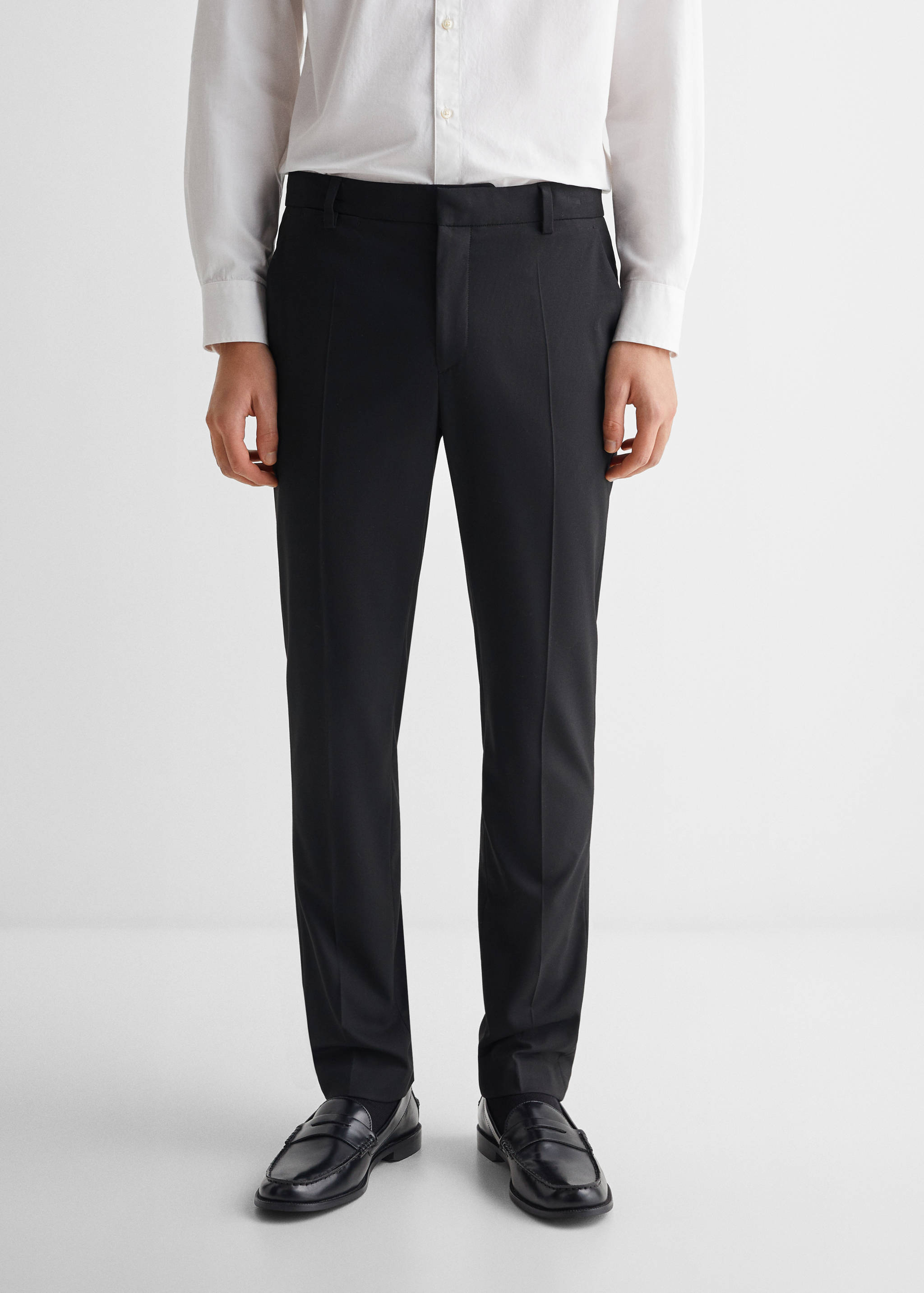 Slim fit suit trousers - Details of the article 6