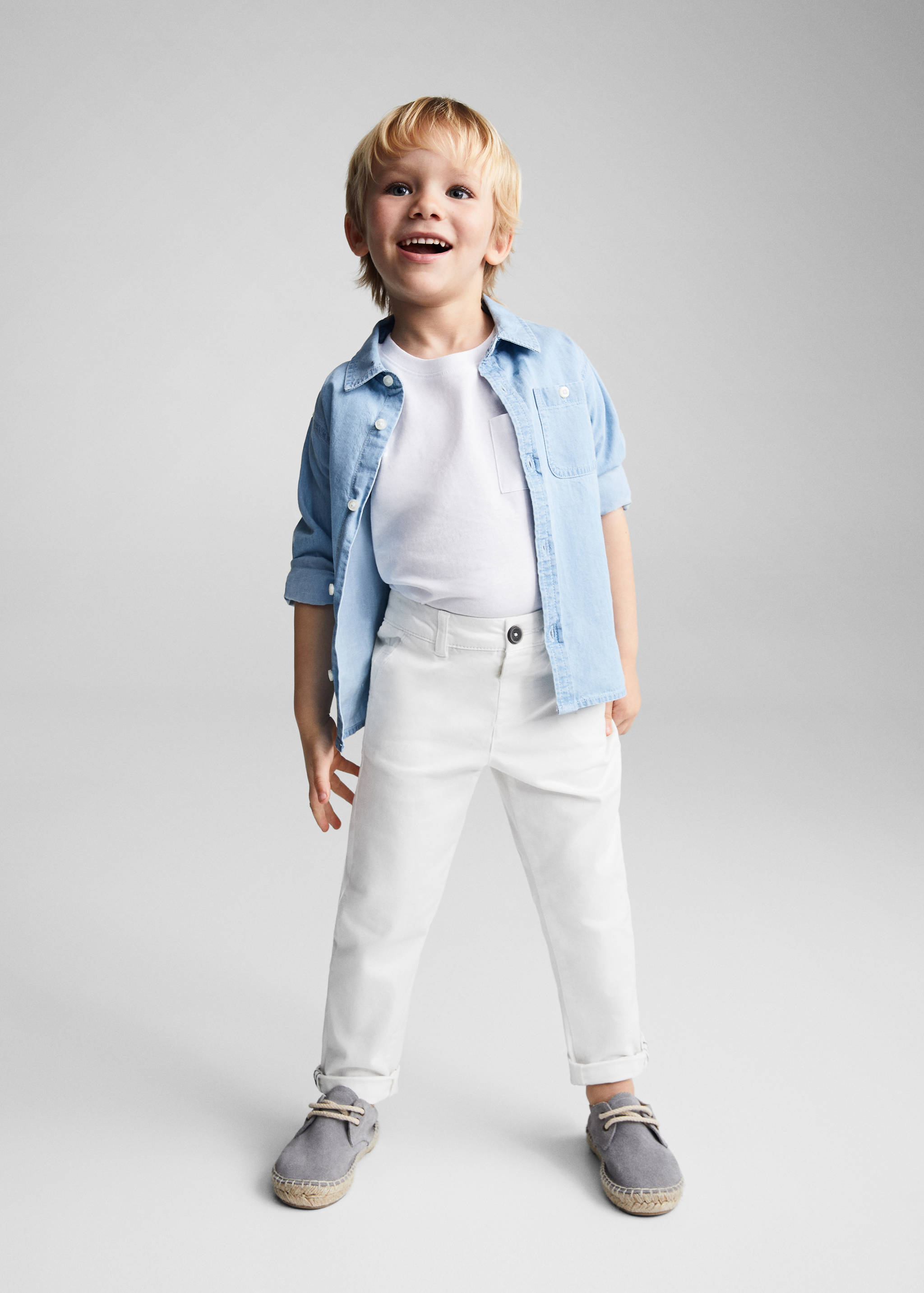 Pantalon chino coton - Plan général