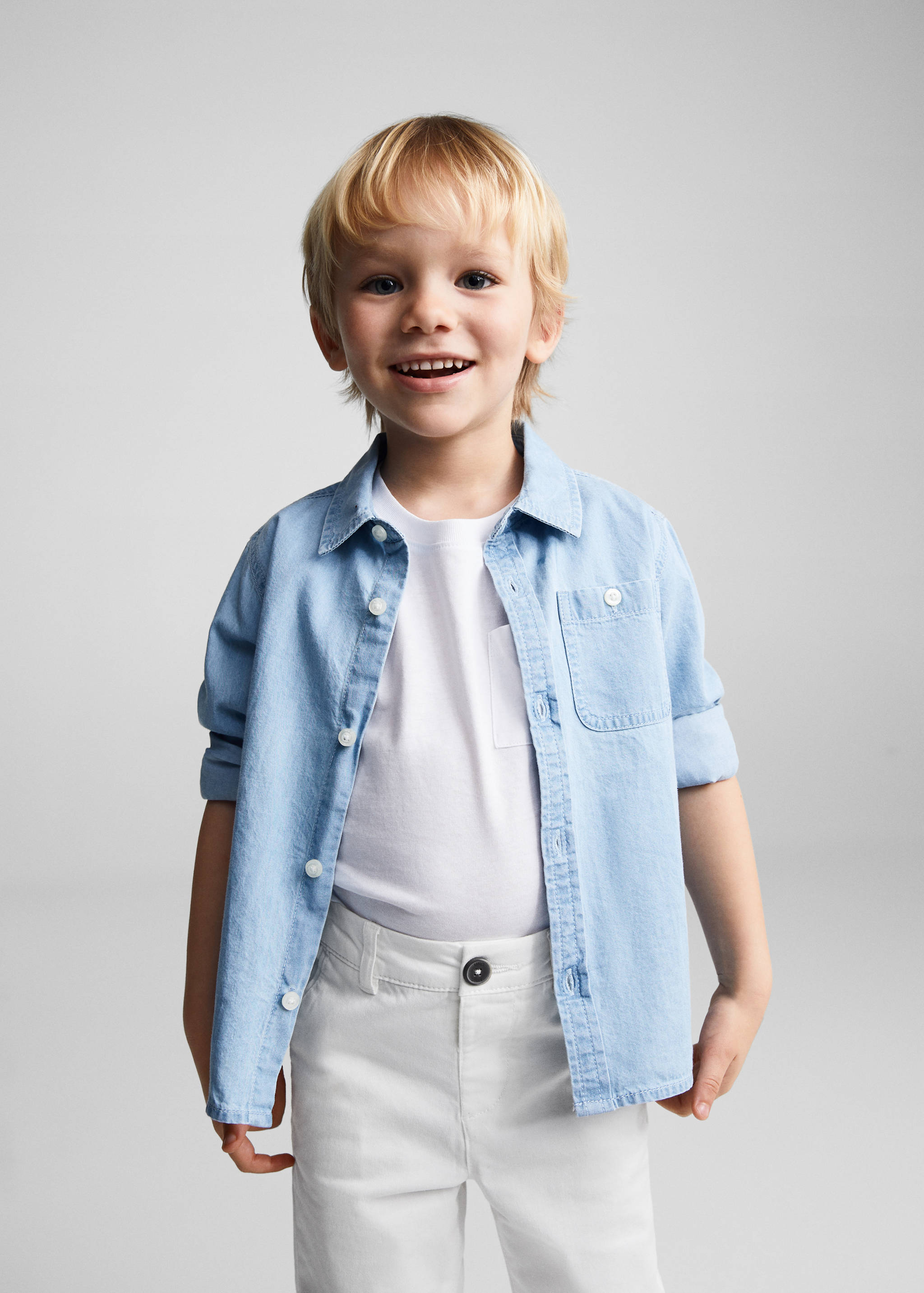 Pantalon chino coton - Plan moyen