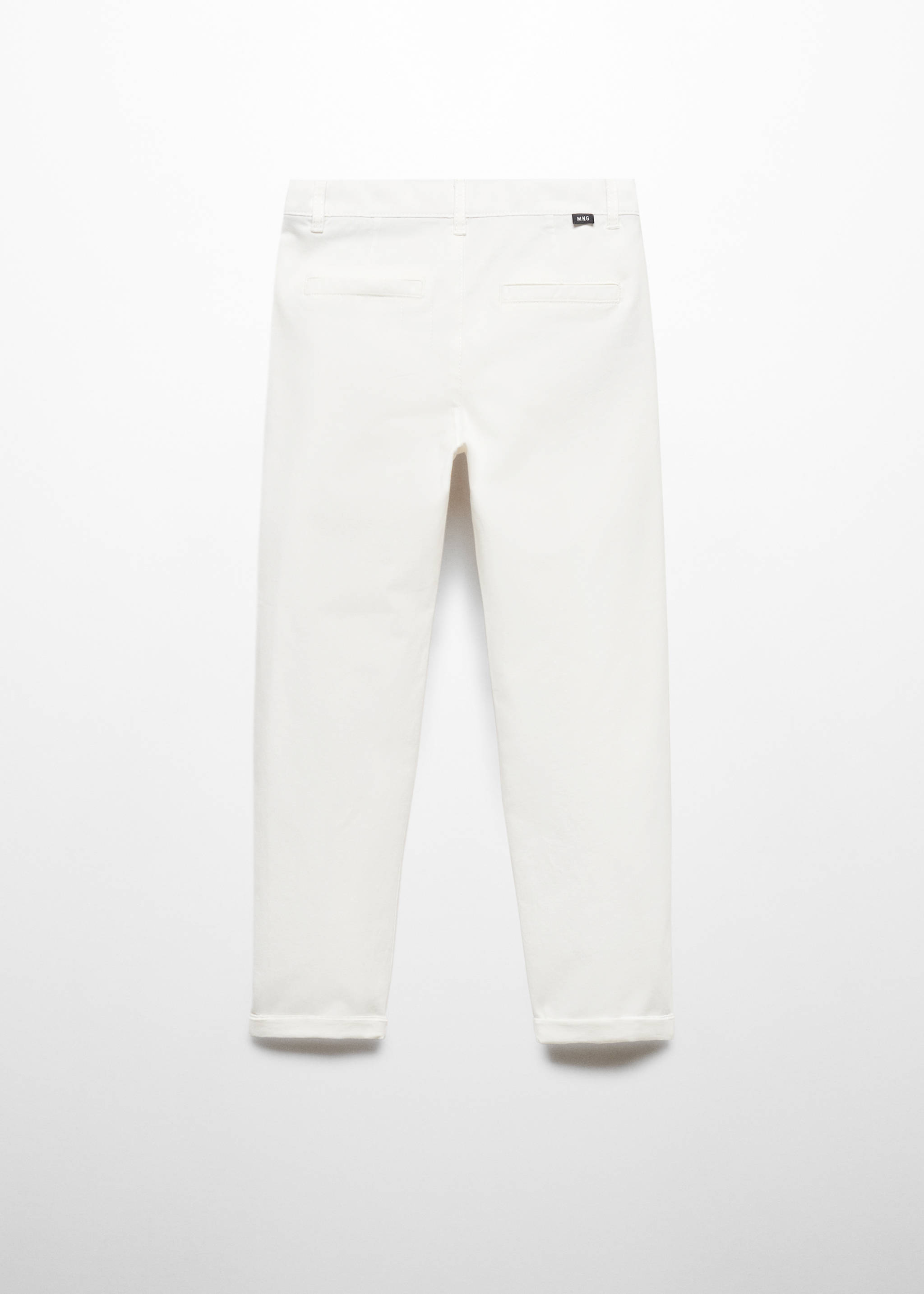 Chinohose aus Baumwolle - Rückseite des Artikels