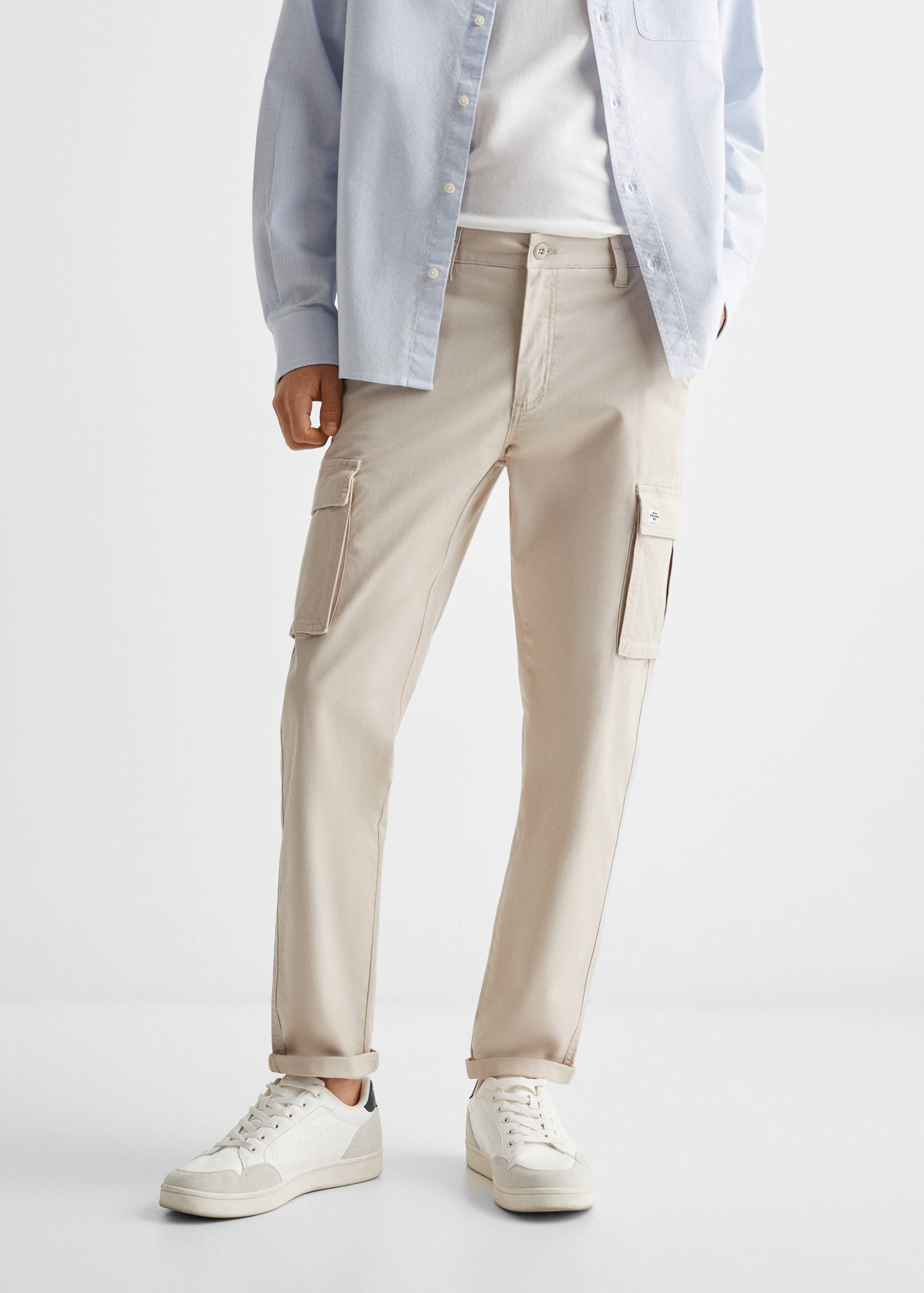 Cotton cargo trousers - Details of the article 6