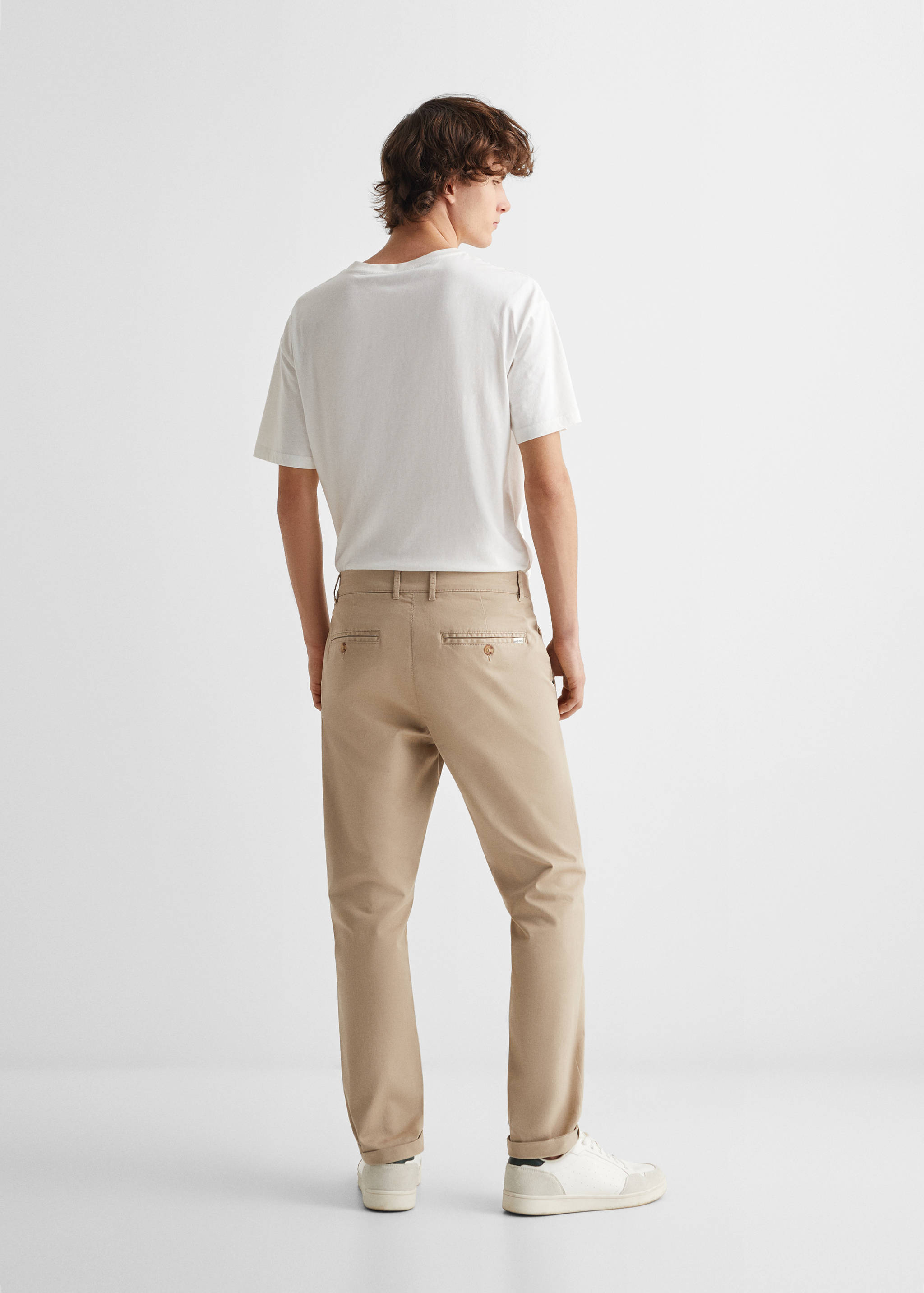 Cotton chinos - Reverse of the article