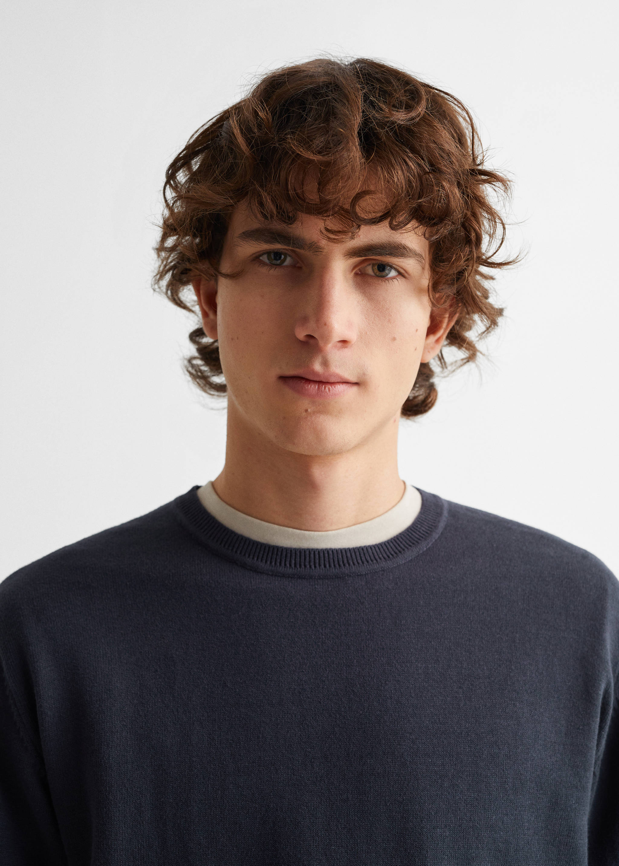 Pull-over jaspé coton - Détail de l'article 1