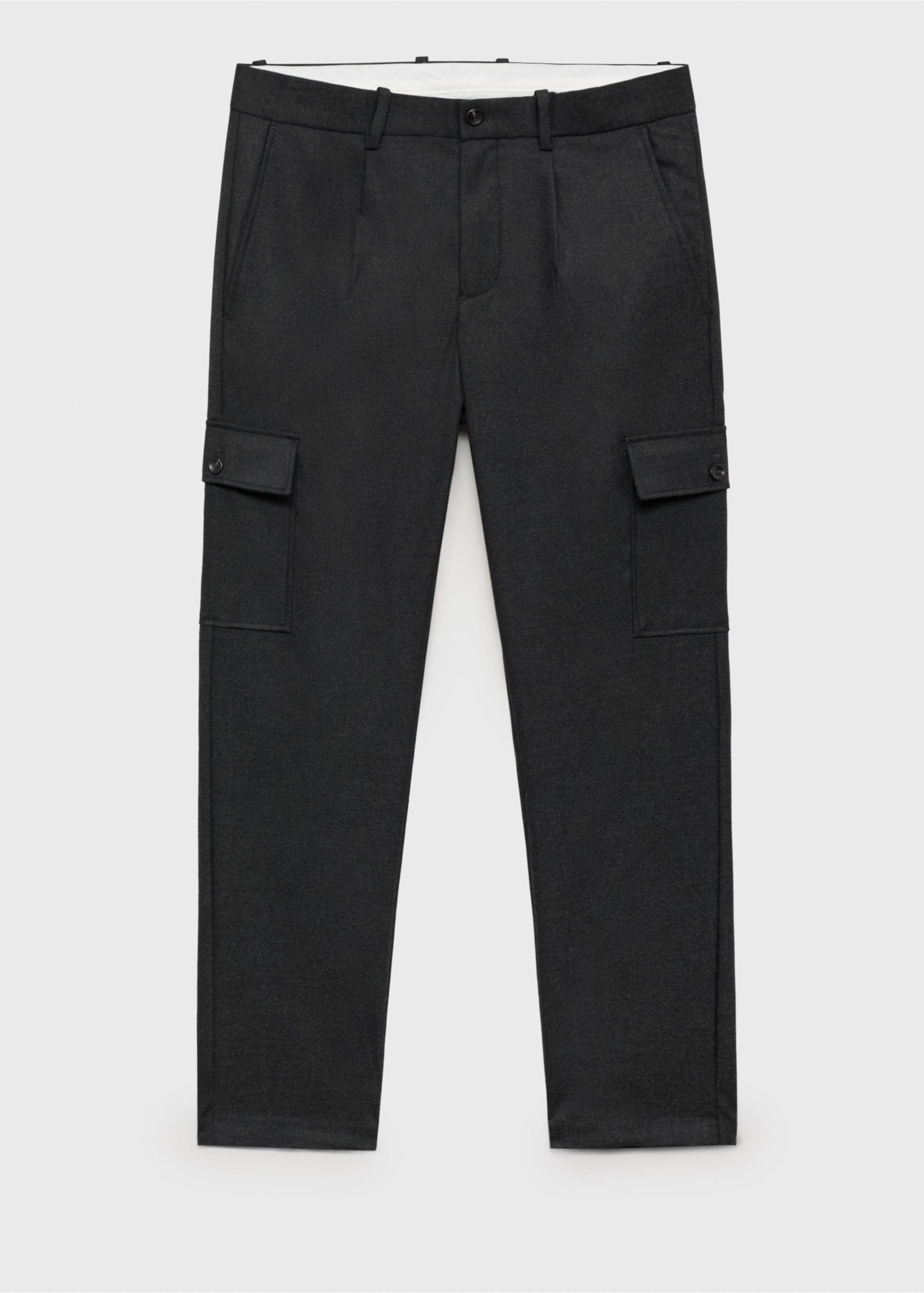 Pantaloni cargo slim - Articol fără model, Gri. Ref: 67010674-00.