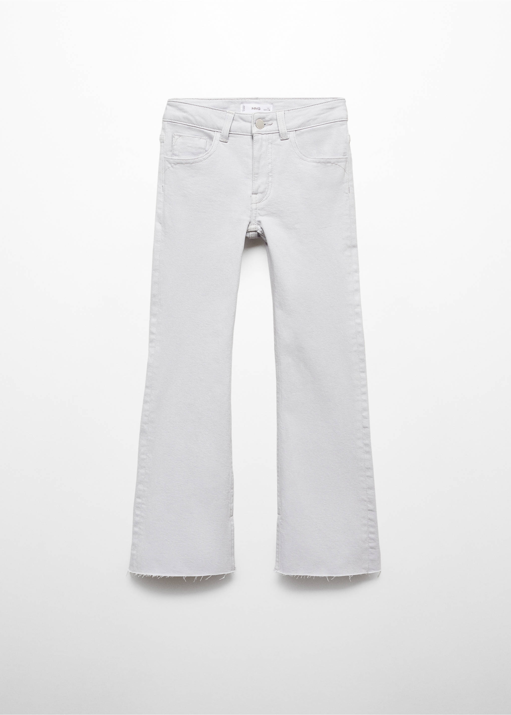 Flared jeans with opening - Article without model, Sky Blue. Ref: 67010675-00.