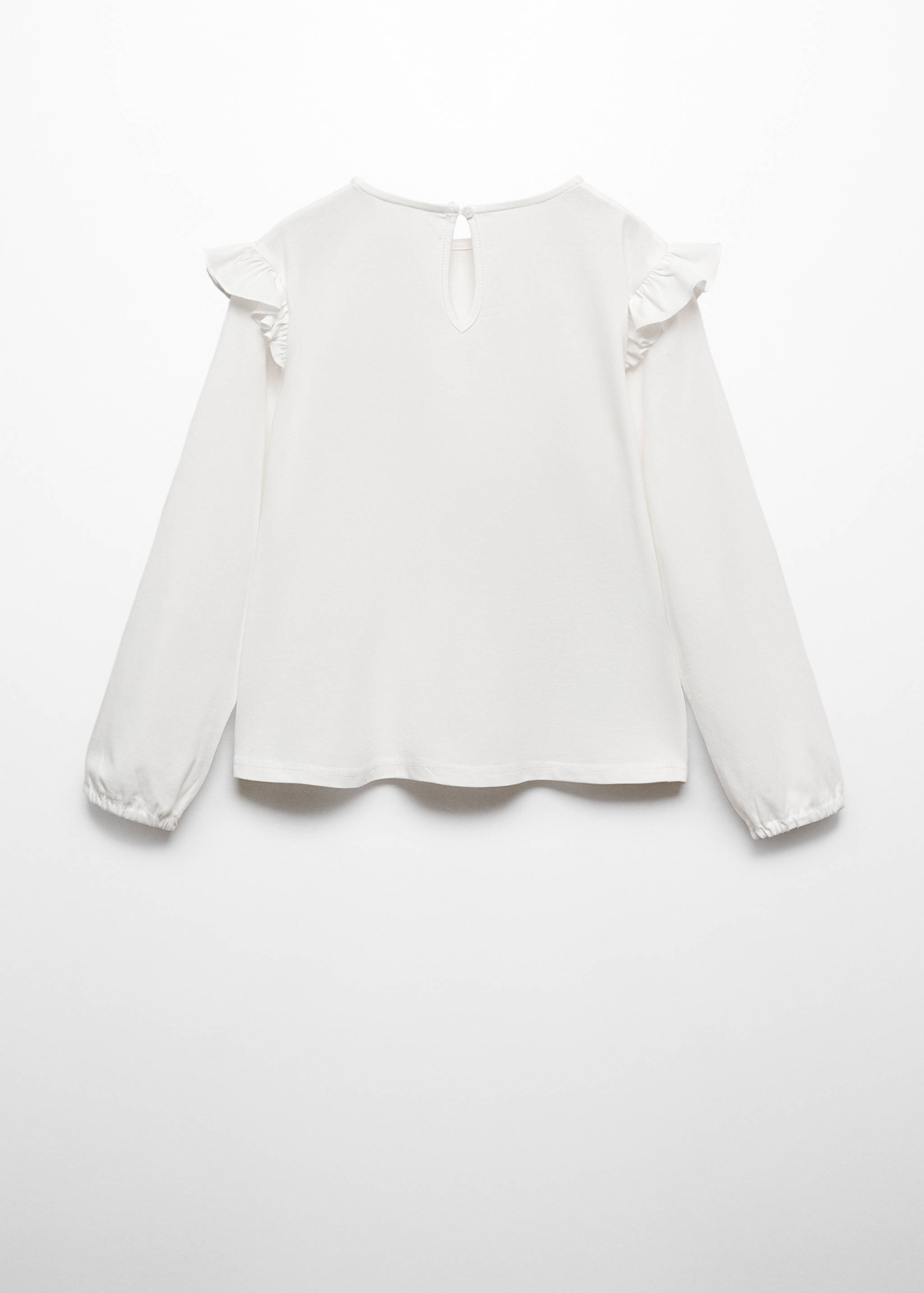 Tričko s dlouhým rukávem a volány - Zadní strana zboží