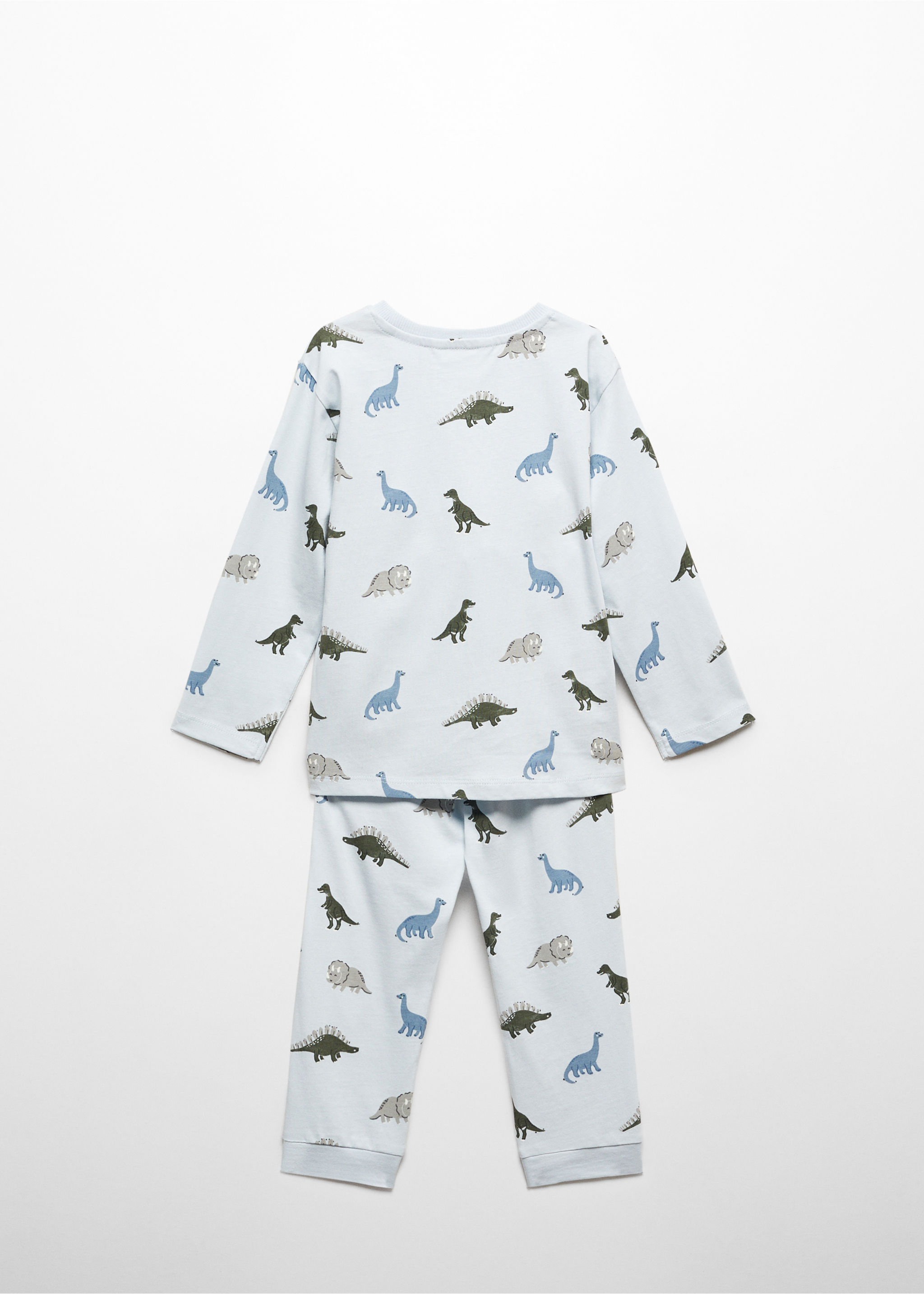 Printed long pyjamas - Reverse of the article