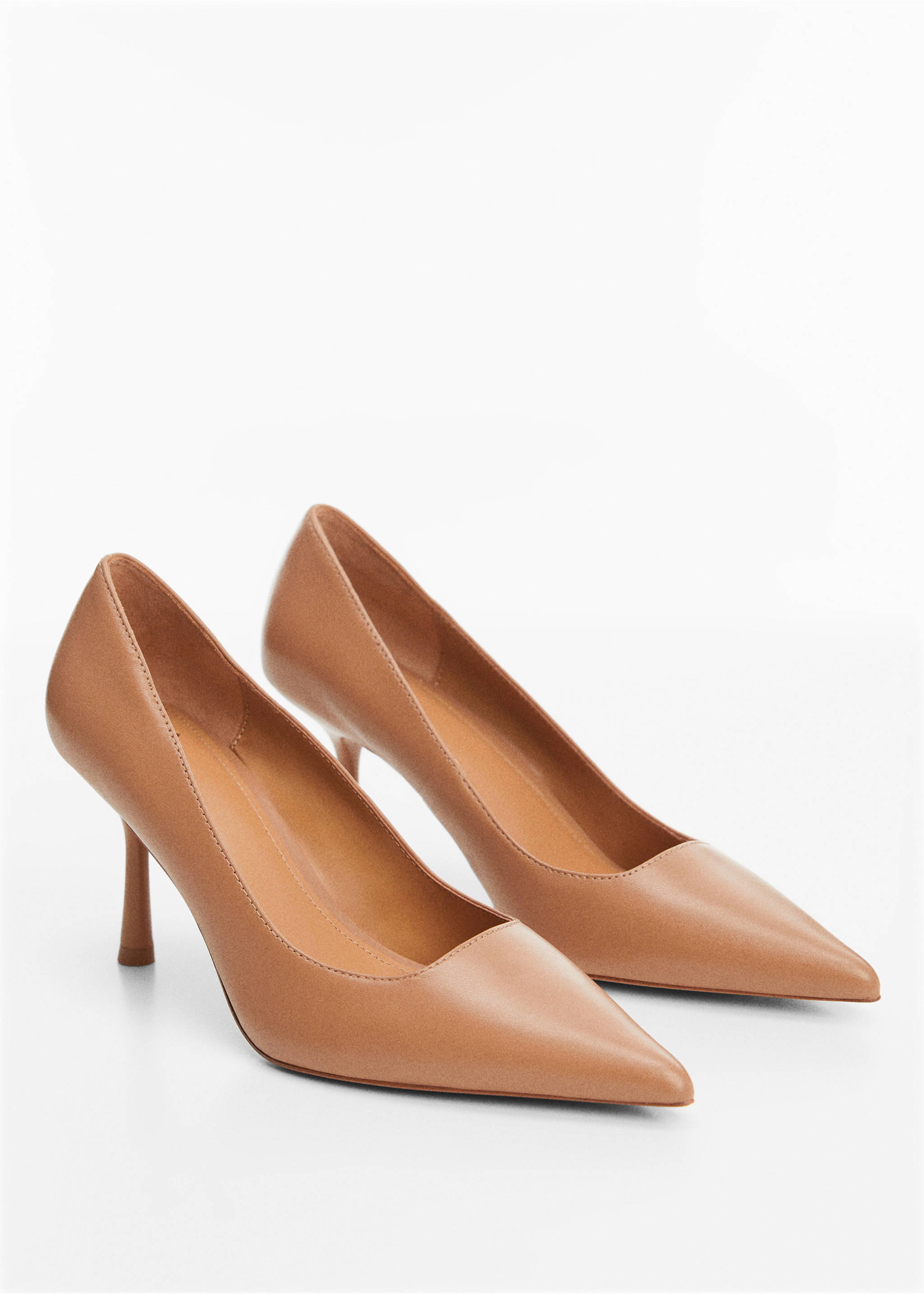 Heel leather shoes - Medium plane, Medium Brown. Ref: 67012531-00.