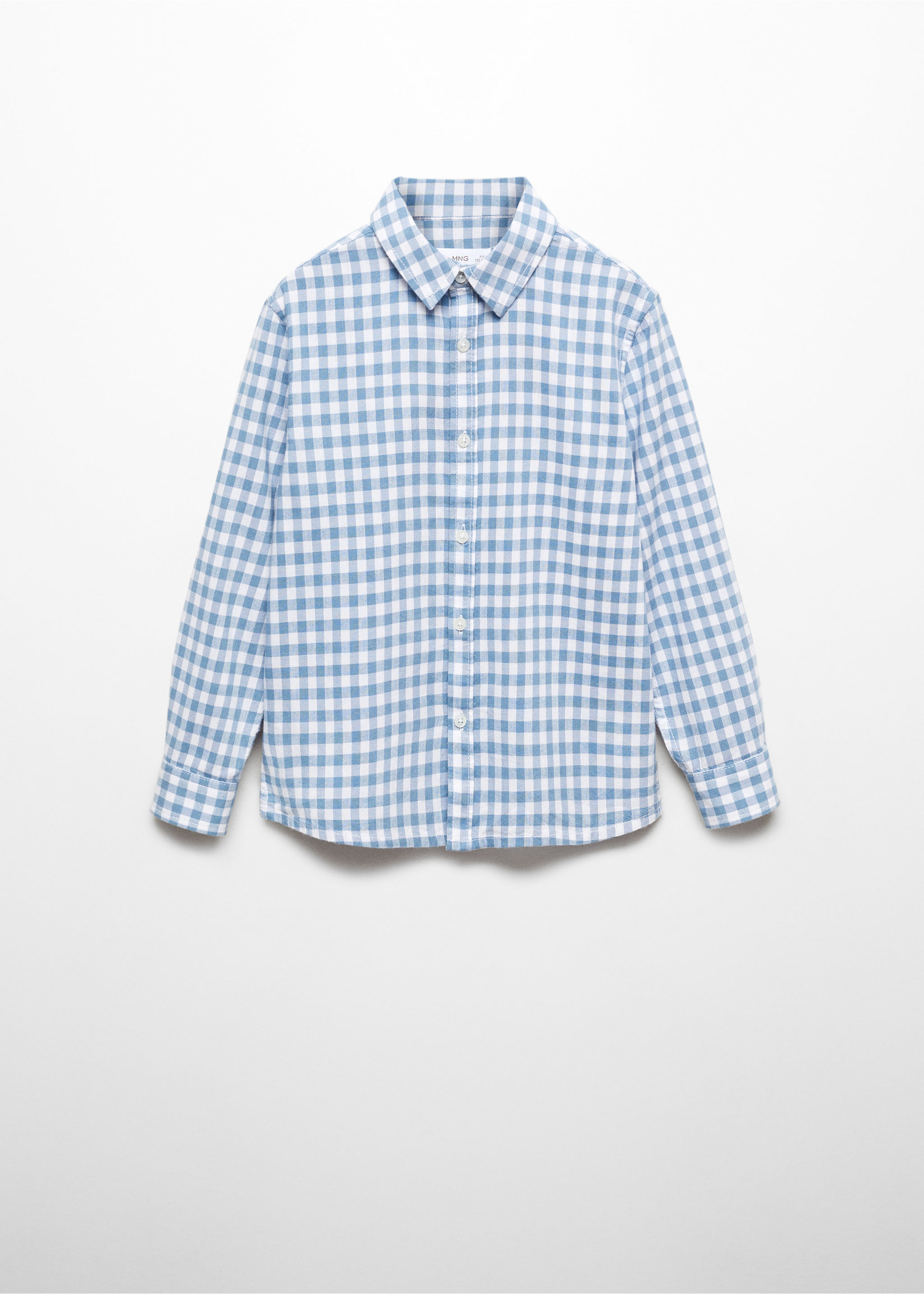 Gingham check cotton shirt - Article without model