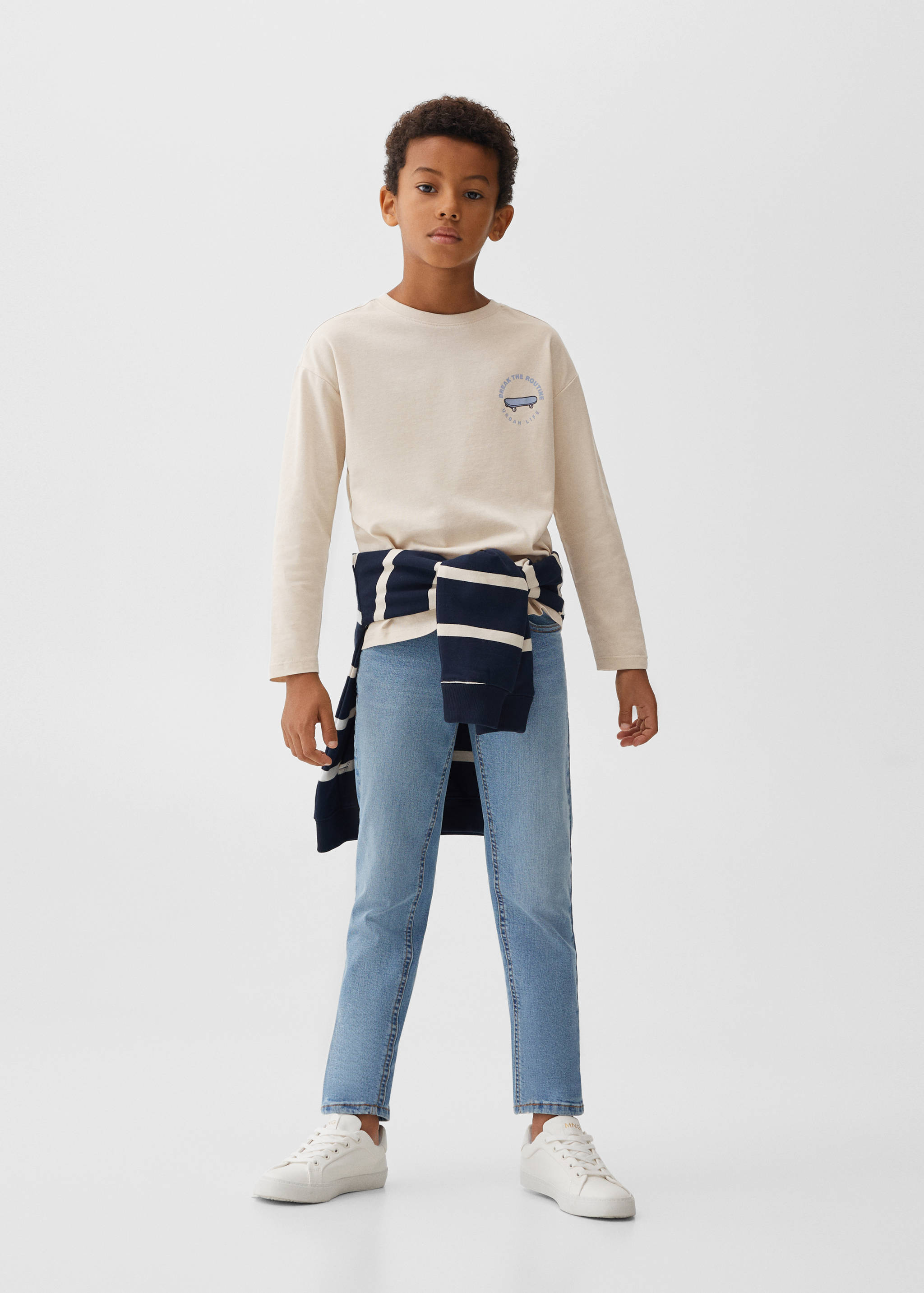 Printed long sleeve t-shirt - General plane