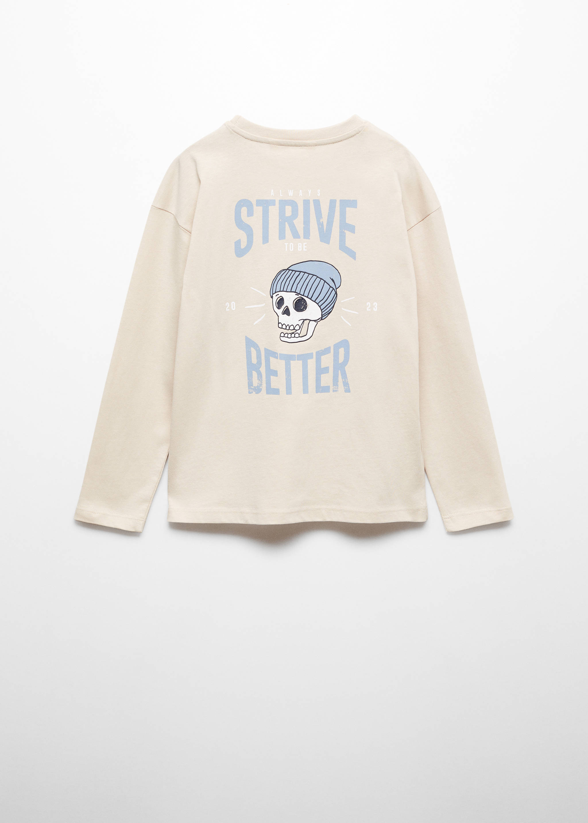 Printed long sleeve t-shirt - Reverse of the article