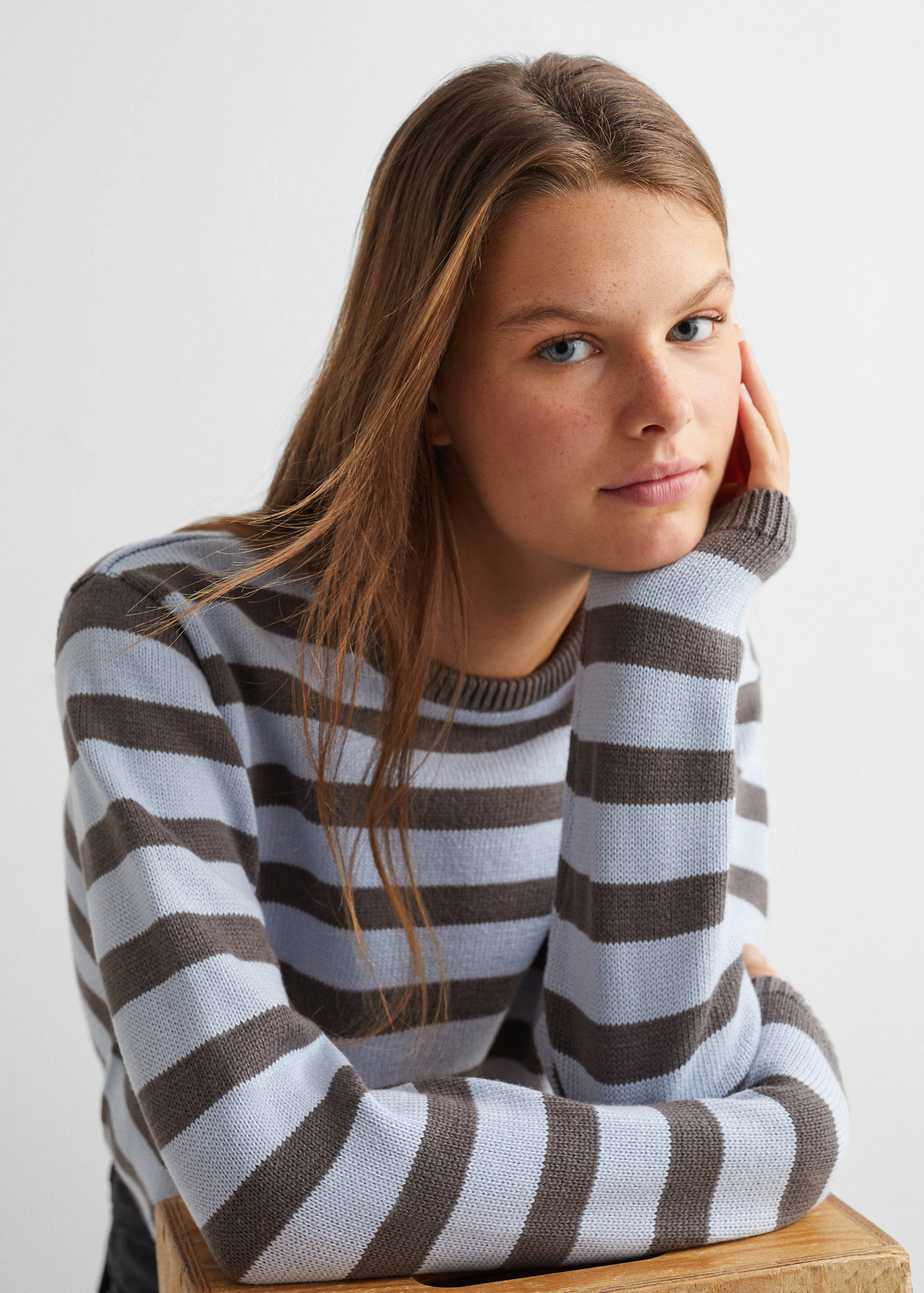 Gestreifter Strickpullover - Detail des Artikels 1