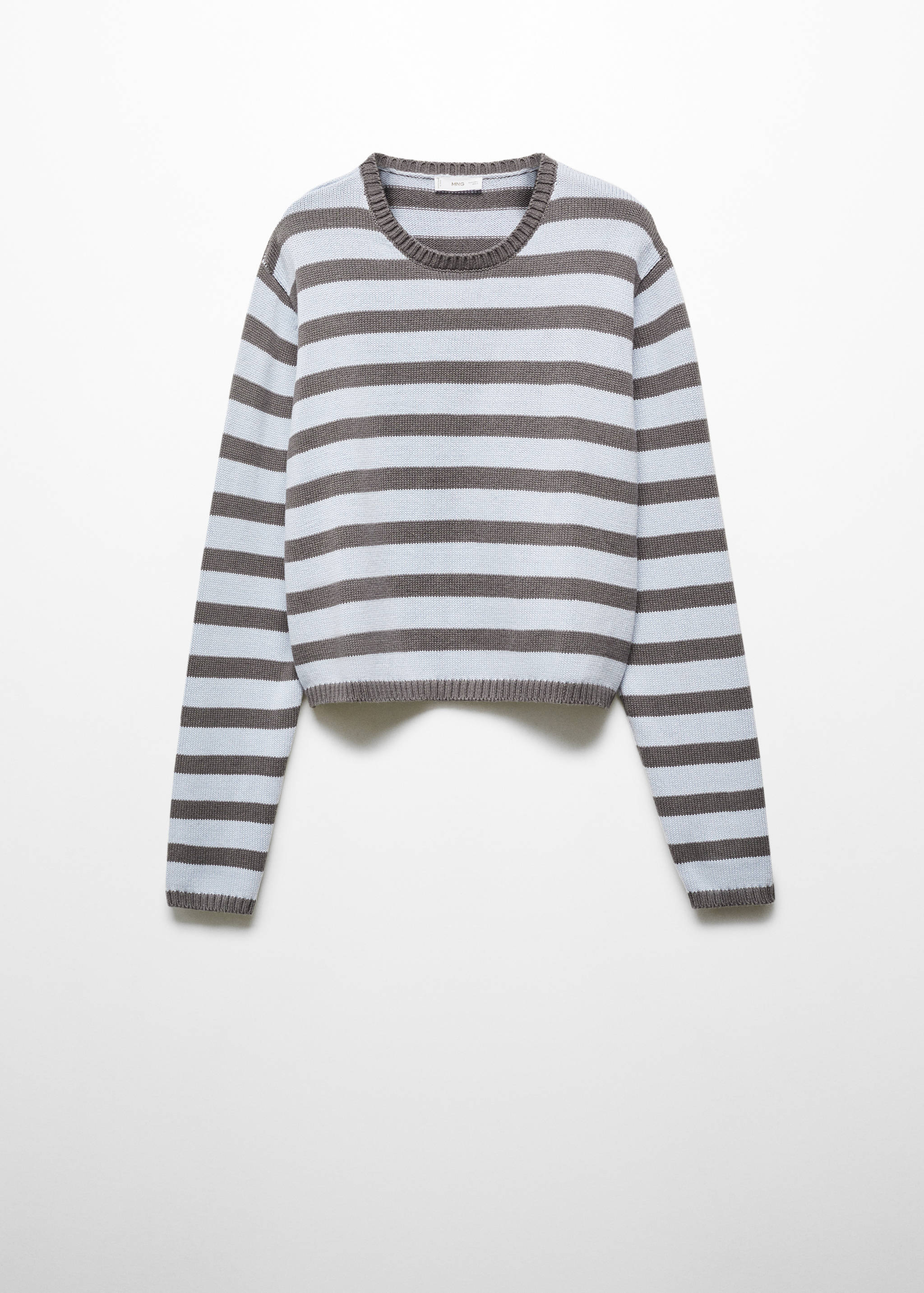 Gestreifter Strickpullover - Artikel ohne Model