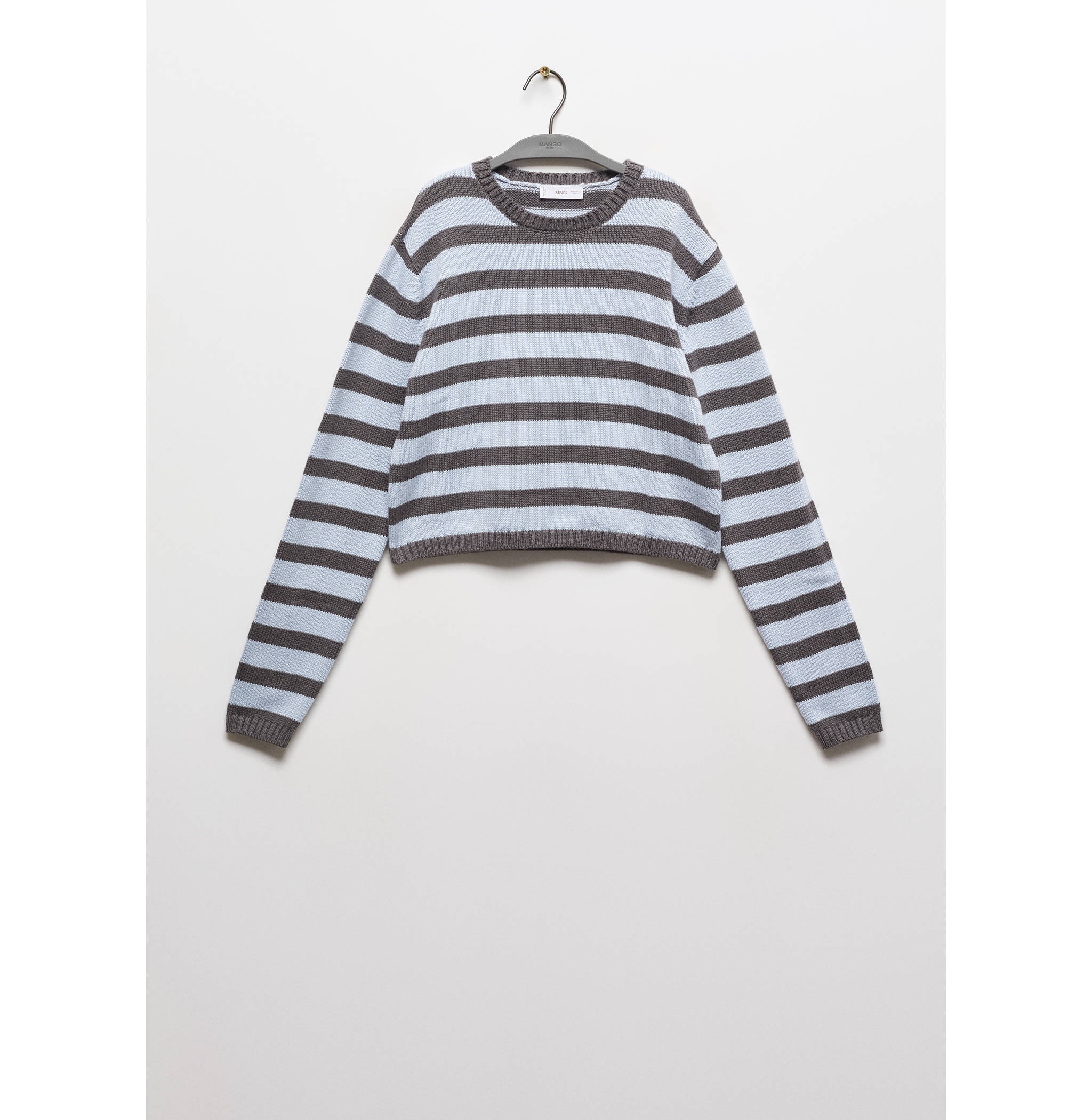 Gestreifter Strickpullover - Artikel ohne Model